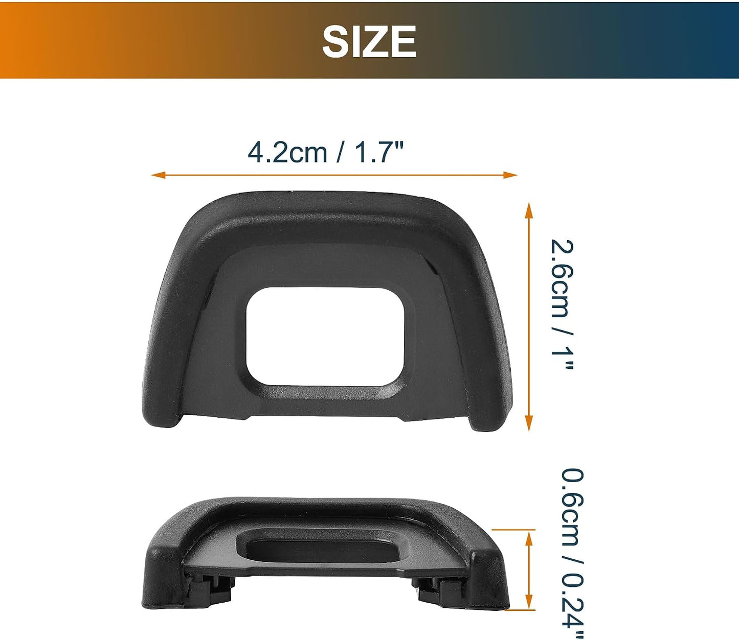 5 DK-23 D300S D300 D500 D7100 uxcell Camera Eyecup Eyepiece, Pcs Cameras Rubber Eye Cup Viewfinder Protector for Nikon