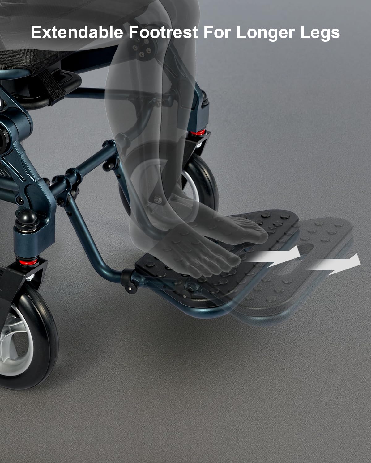 TOPIOM Electric Wheelchairs for Adults, Lightweight Foldable Motorized Electric Wheelchair for Seniors All Terrain Wheelchairs, 330lbs Support Brushless Motor & Airline Approval