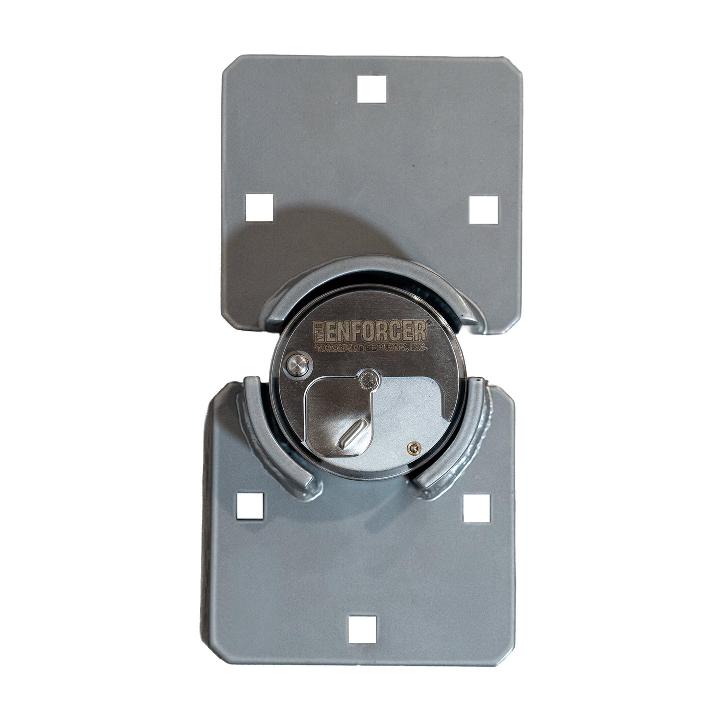 ENFORCER ABLOY SR400 Combination Puck Lock - Keyless Hidden Shackle Padlock, Resettable 4-Dial, Hardened Steel Body, 2-7/8 Inch - Heavy Duty for Shipping Containers, Trailers, Storage & Job Site Boxes