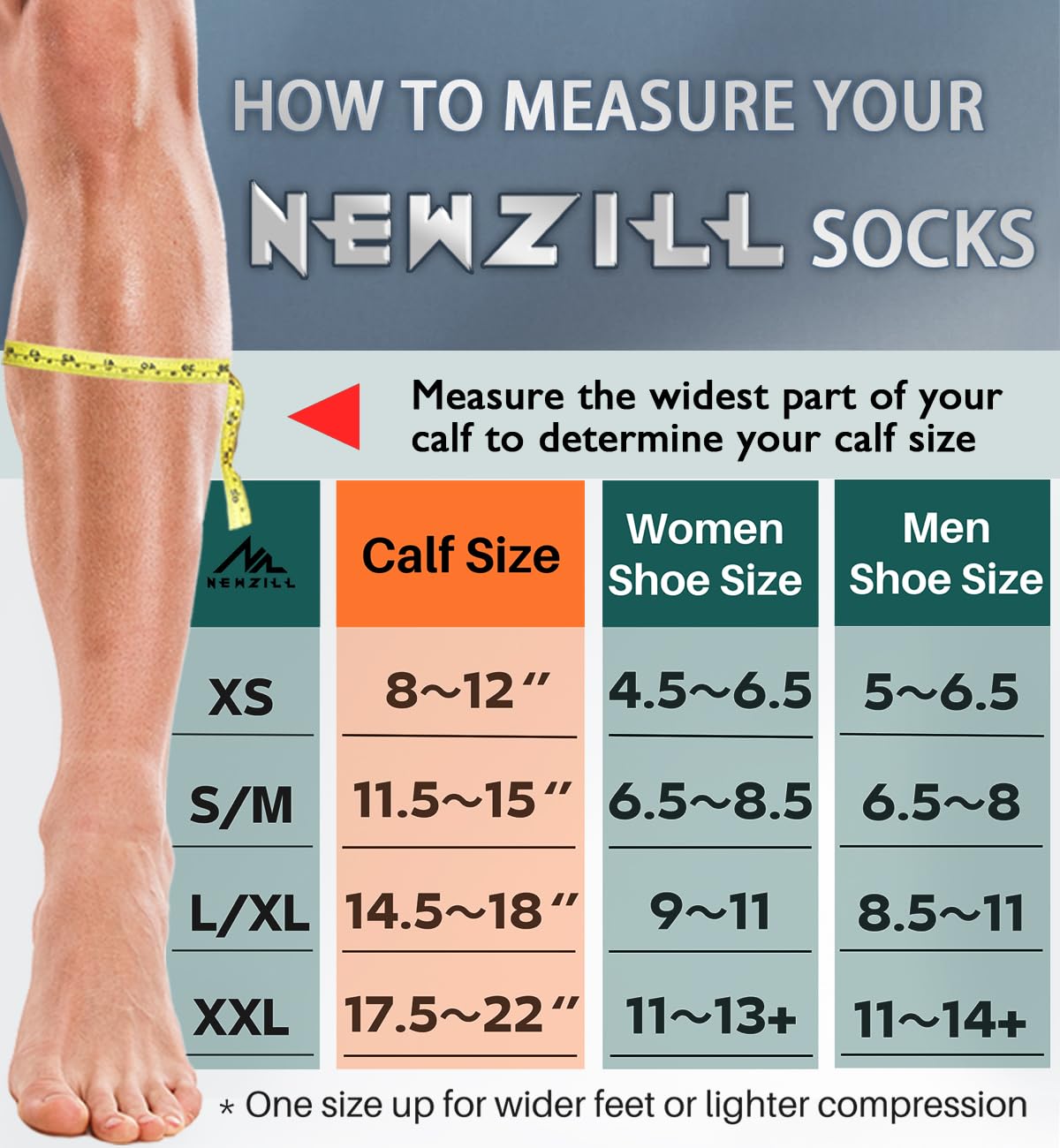 NEWZILL Medical Compression Socks for Women & Men, 20-30 mmHg Knee-High Support for Circulation, All-Day Comfort for Work Travel Running Cycling and Fitness (3-Pairs, Black/White/Gray, L/XL)
