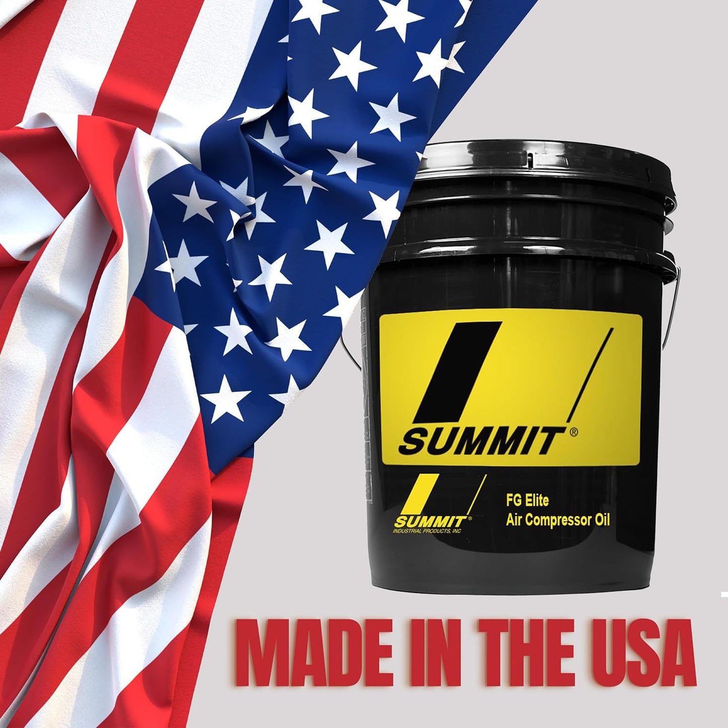 Kluber Summit FG Elite 150 | Fully Synthetic Air Compressor Oil, Food Grade 10000 Hour Rotary Screw Air, Vane, reciprocating air compressors and Vacuum Pumps Lubricating Oil 5 GL Pail. Made in USA