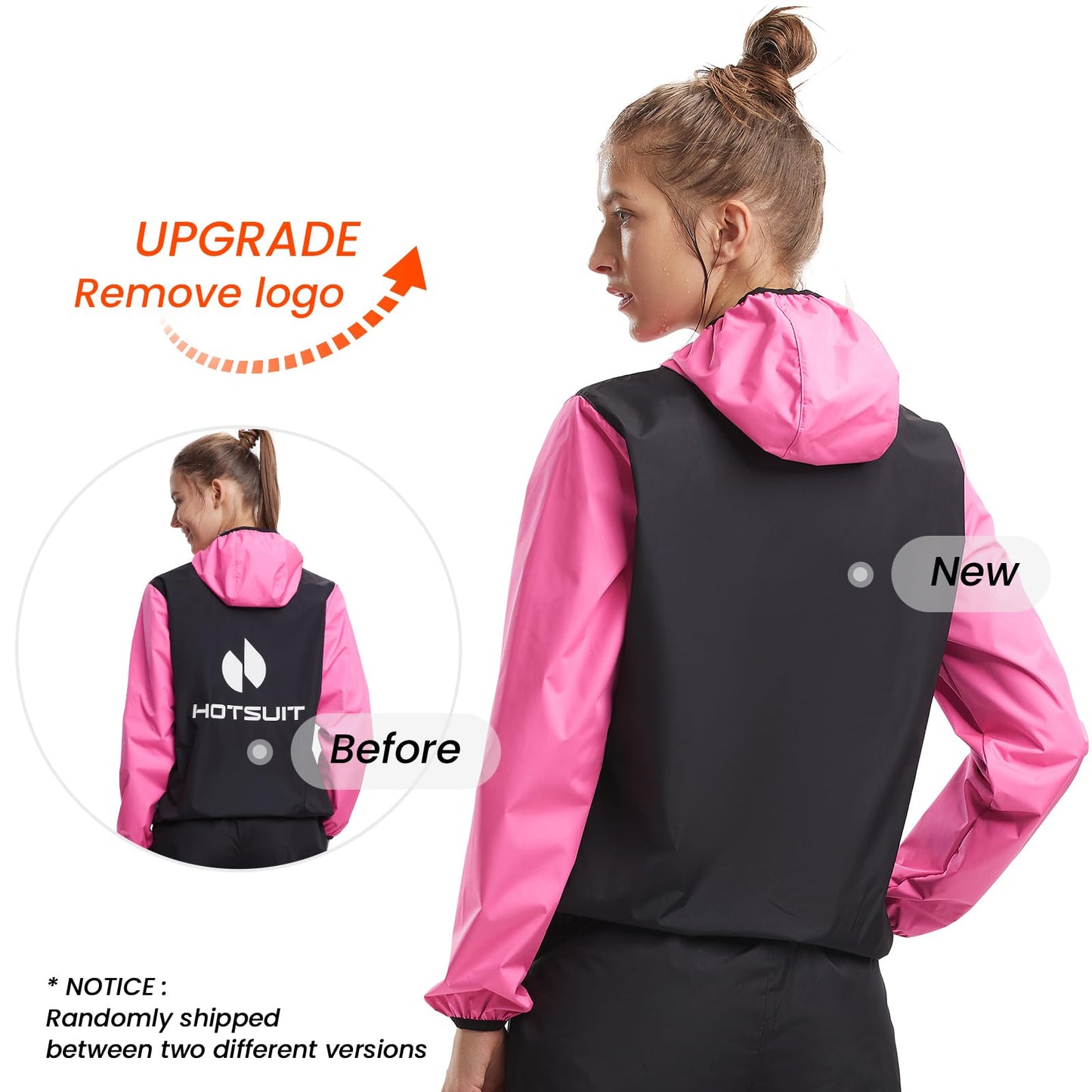 HOTSUIT Sauna Jacket for Women Weight Loss Sauna Suit Sweat Suits Anti Rip for Gym Workout Exercise