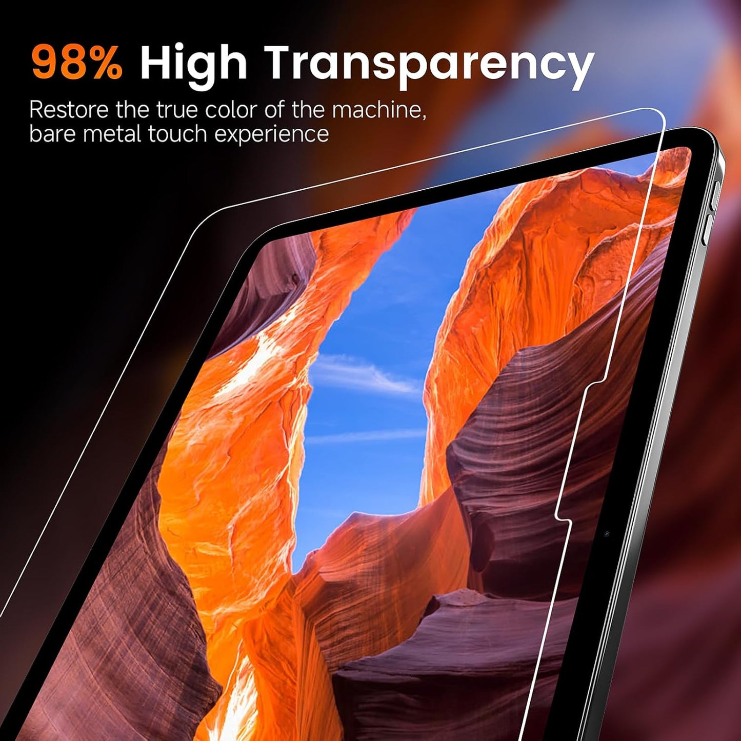 2 Pack 13 inch (M5/M4 2025/2024) 9H+ PandaShield Screen Protector for iPad Pro - Tempered Glass, Easy-Install Box