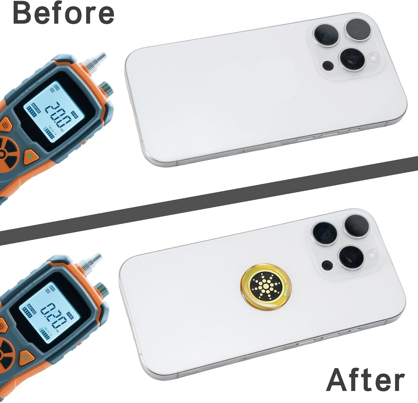 XH-carpet 5G (6Pcs EMF Stickers Blocker Neutralize Shield Protection from Cell Phones cased and Electronic Devices WiFi