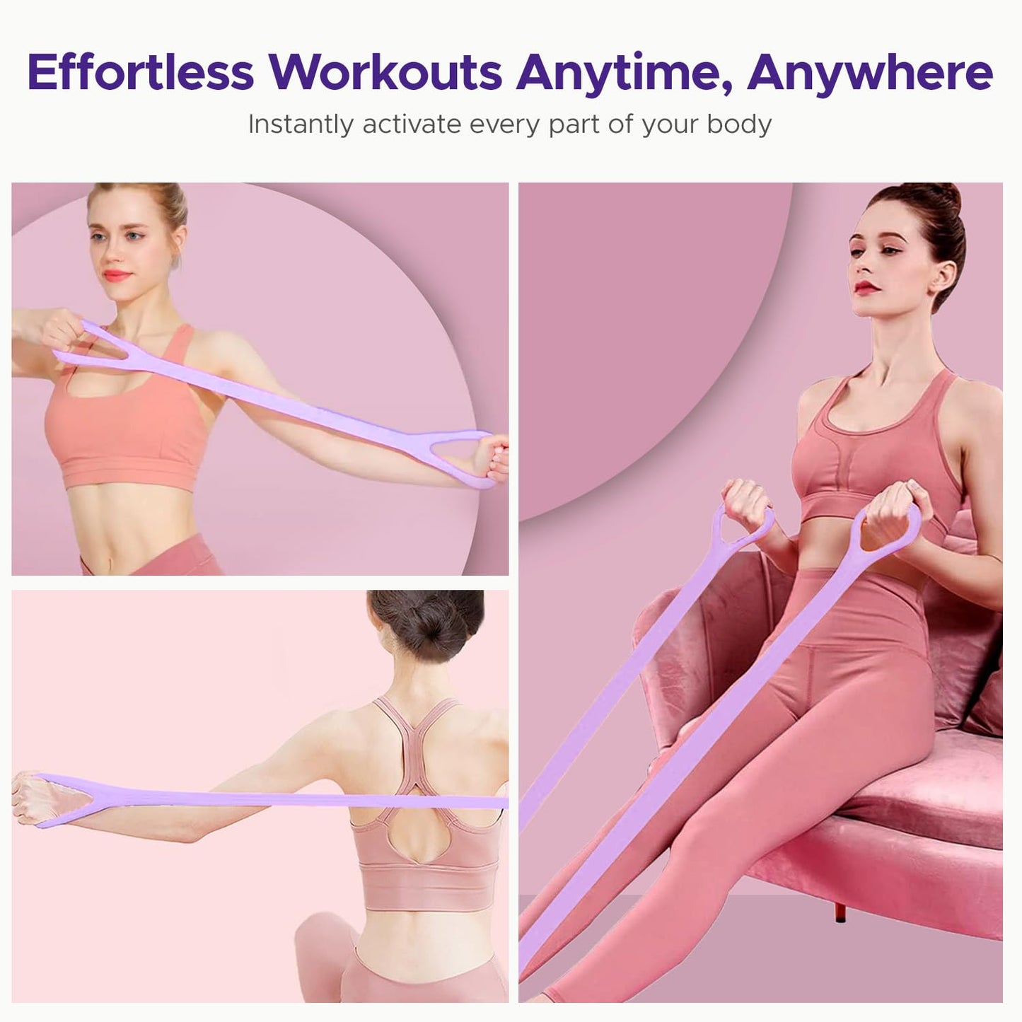 diputox Pilates Ring Kit for Women, Pilates Equipment Accessories, Home Workout Set with Magic Circle, Mini Exercise Ball, Ankle Resistance Bands & Yoga Socks, for Fitness, Toning & Better Me Gifts