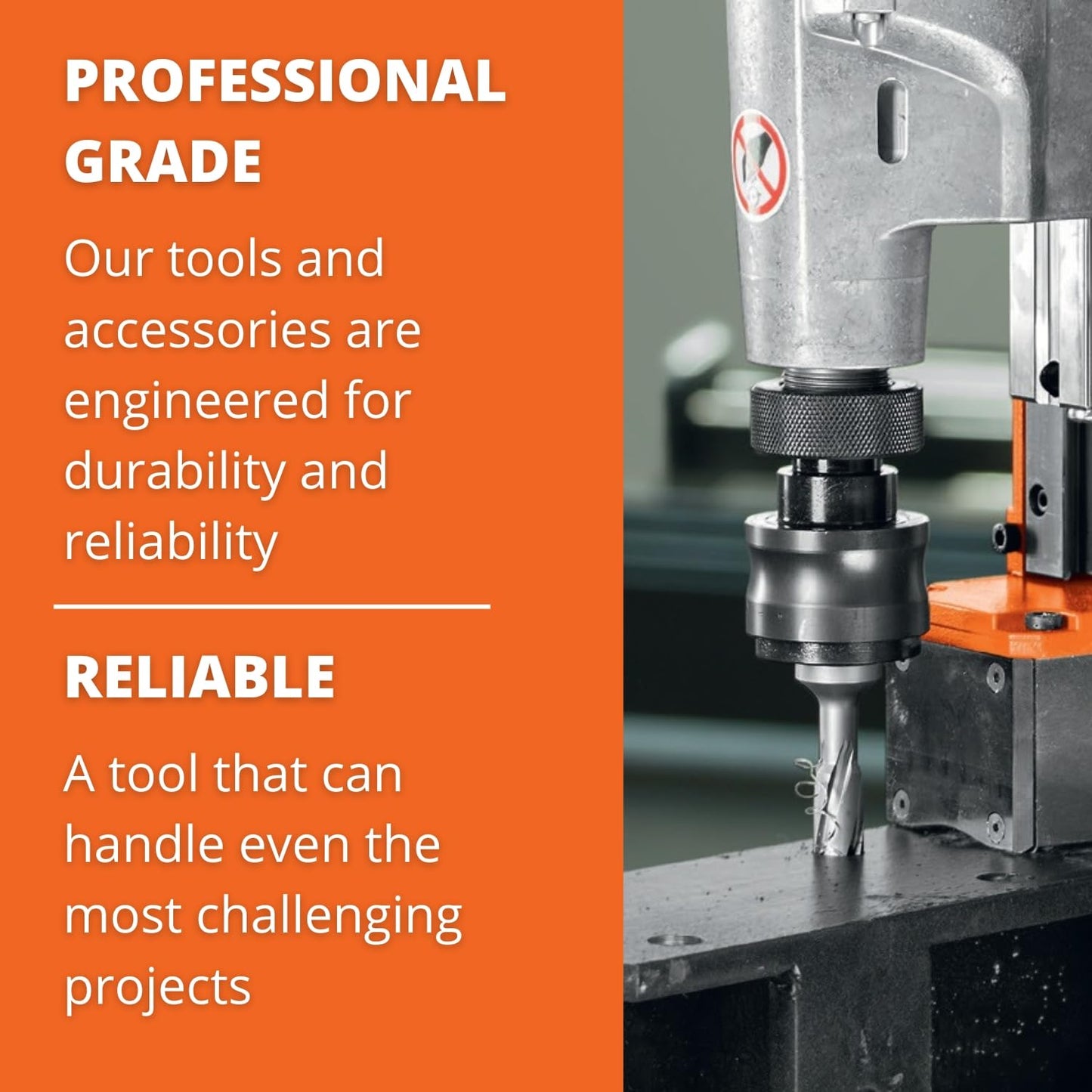 Slugger by Fein HSS Annular Cutter with Enhanced Cutting Geometry for Precision Drilling - 2" Cutting Depth, 7/16" to 1-1/16" Bore Diameter, 3/4" Straight Shank - 11-Pack - 63134999020