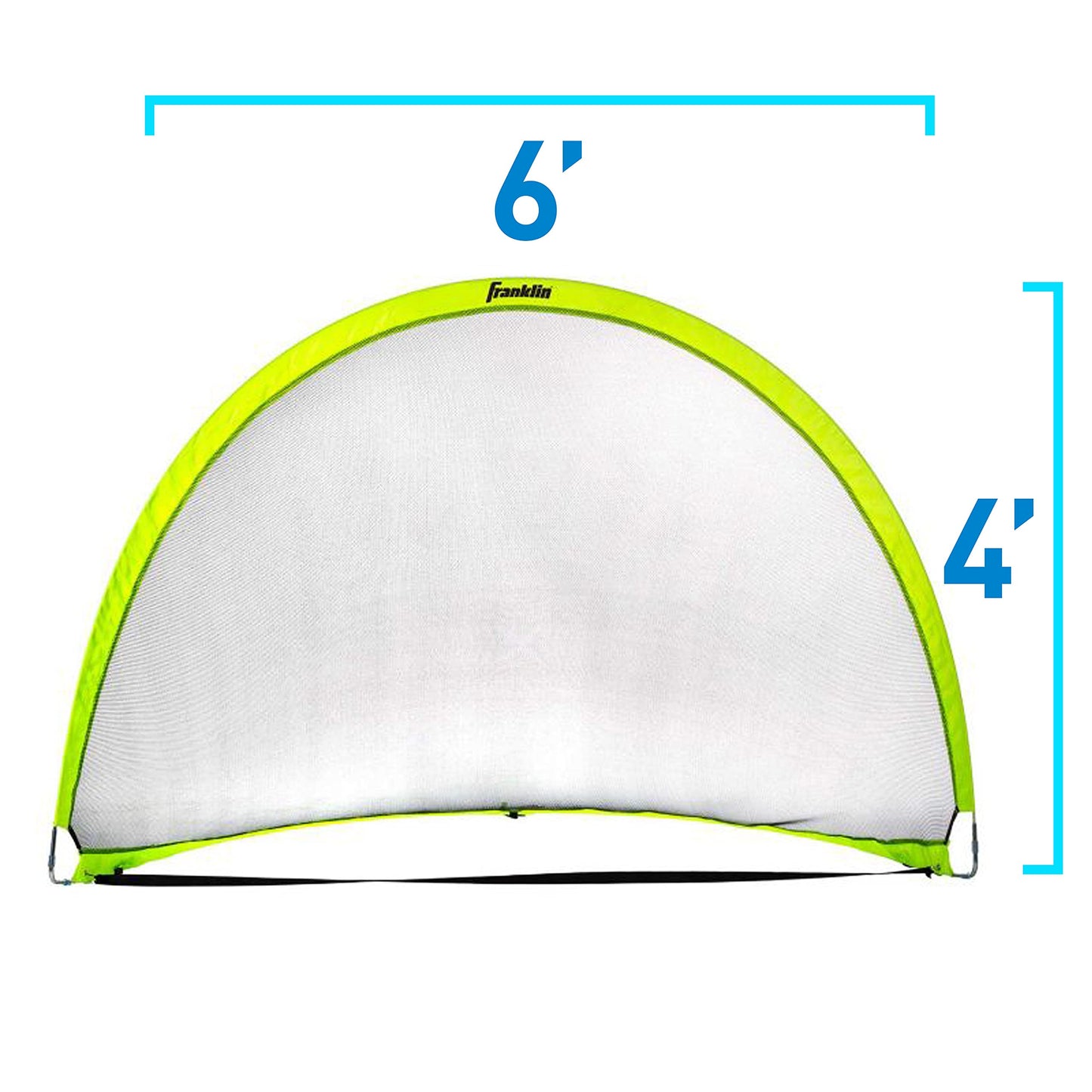 Franklin Sports Pop-Up Dome Shaped Soccer Goals - 6' x 4' (2 Goals)