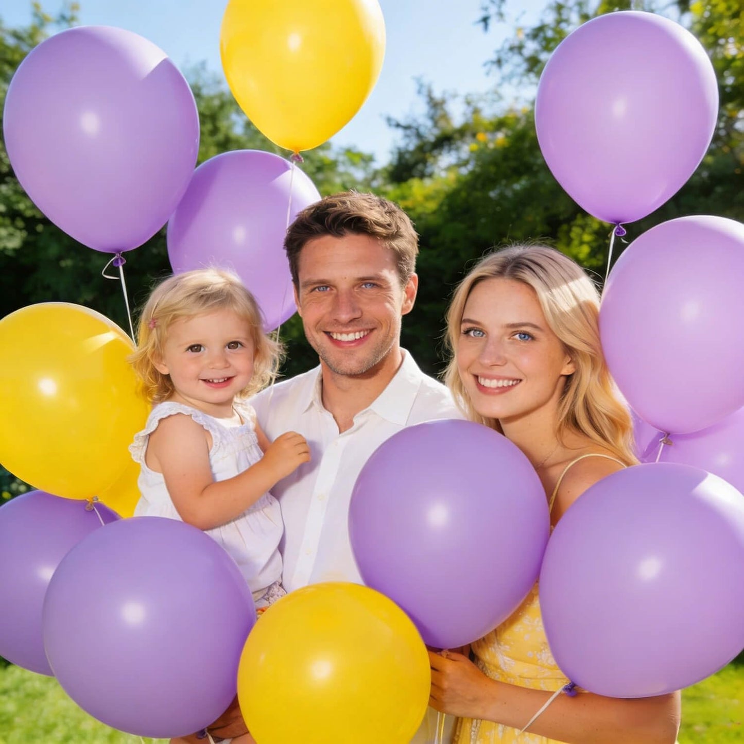 Pastel Purple Balloons by 110pcs - 12 Inch Latex Balloons for Birthday Parties & Baby Showers