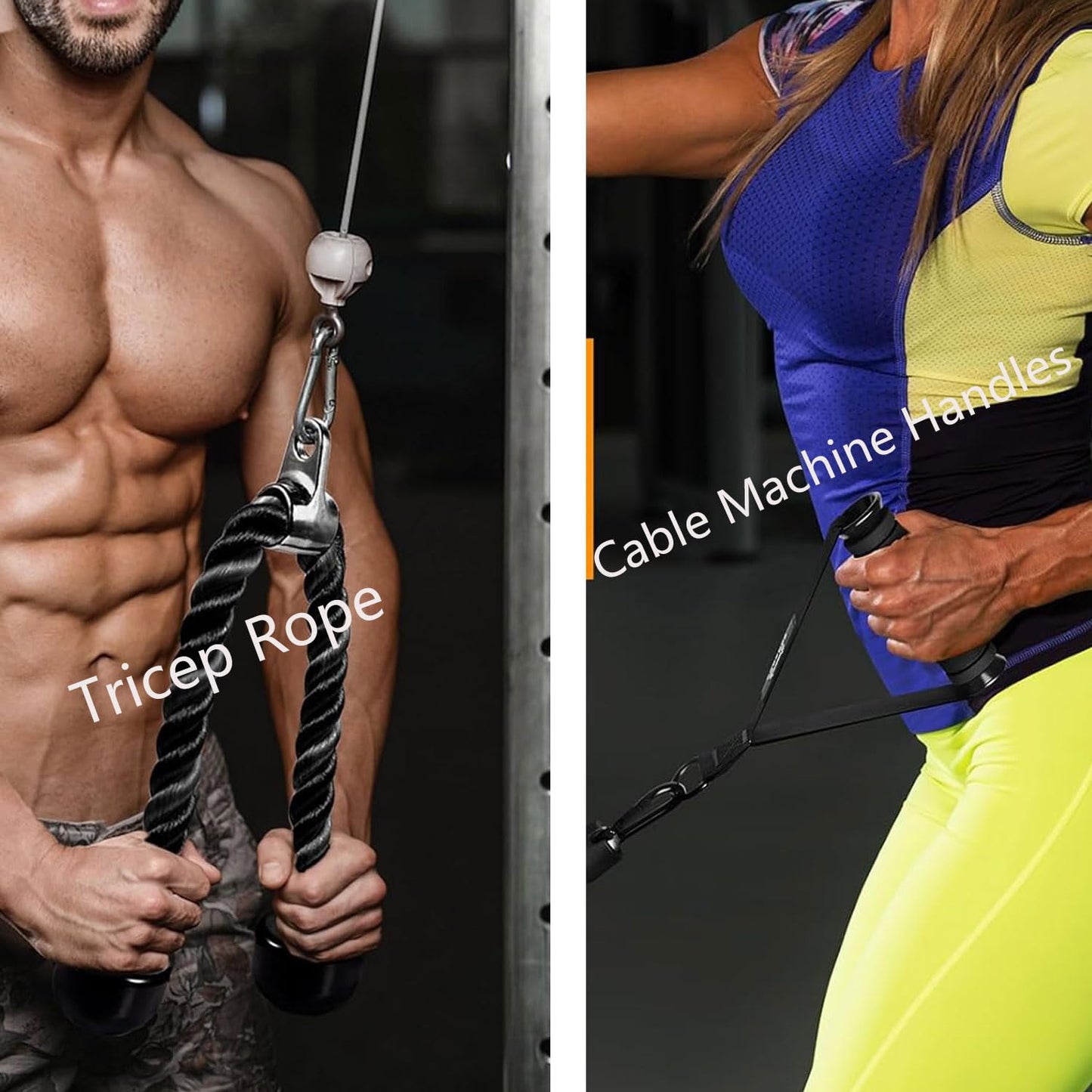 Kinglotus Cable Machine for Home Gym,Triceps Press Down Cable Machine attachments,LAT Pull Down attachments,Triceps Pull Down attachments,Fitness Equipment Cable Accessories