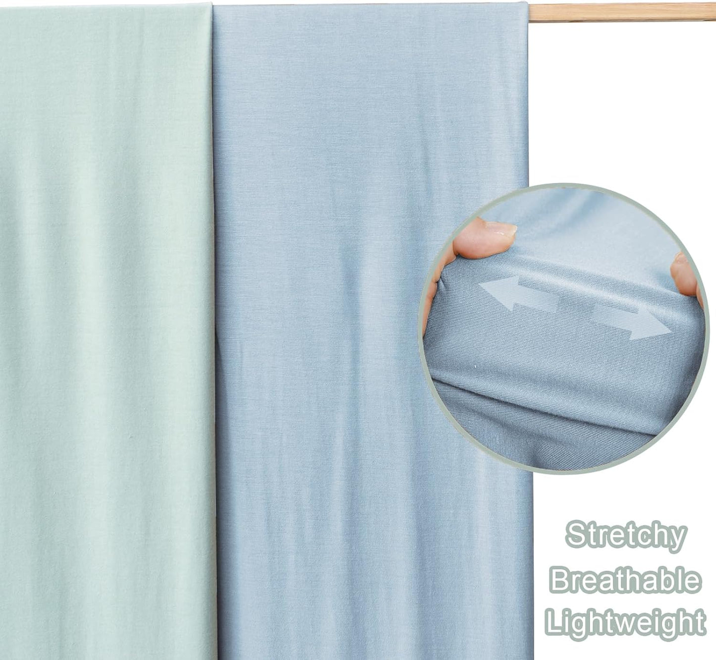 Sage & Blue Wrap Blanket for Newborn Photography - Baby Props for Boys & Girls