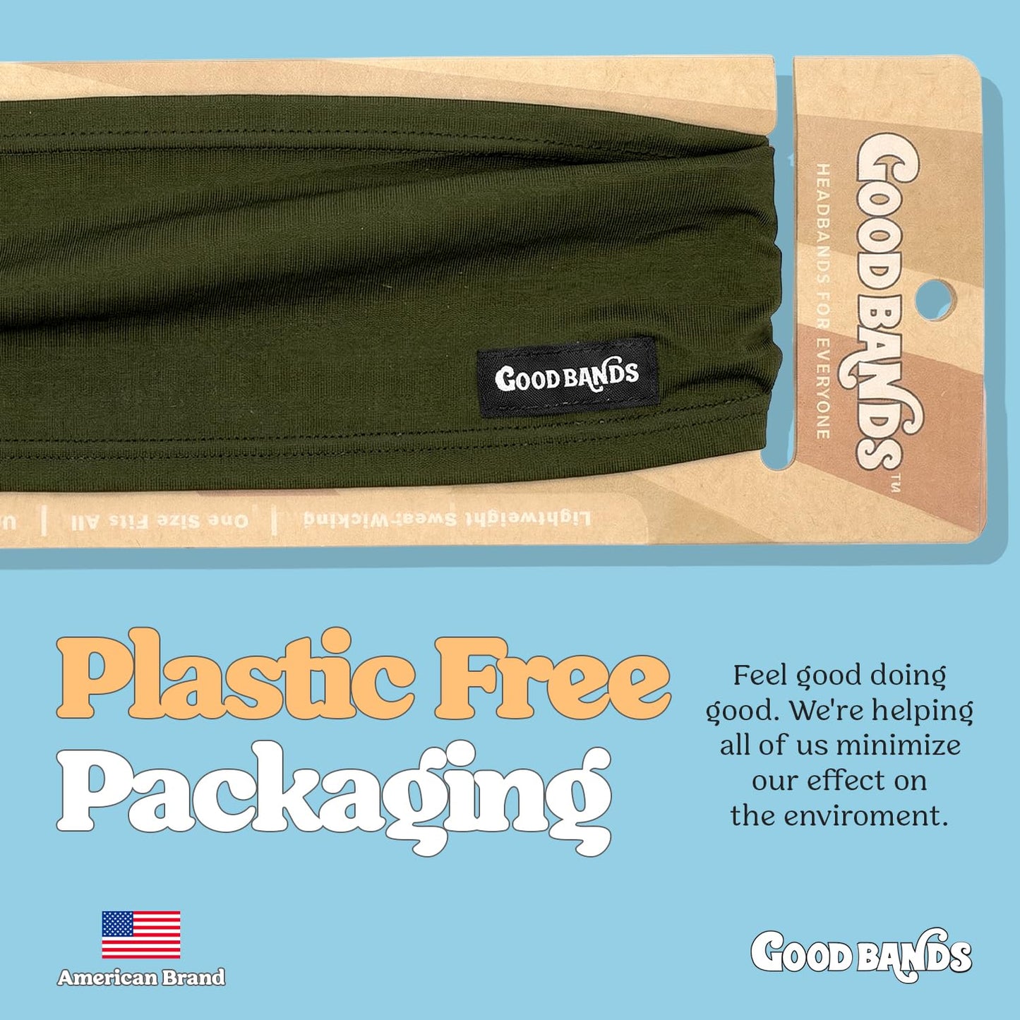 Sweatband for Men and Women - Unisex Non Slip Headband that Wicks Moisture and Eliminates Excess Sweat - Durable & Long-Lasting - Running, Sports, Gym (Army Green, Single)