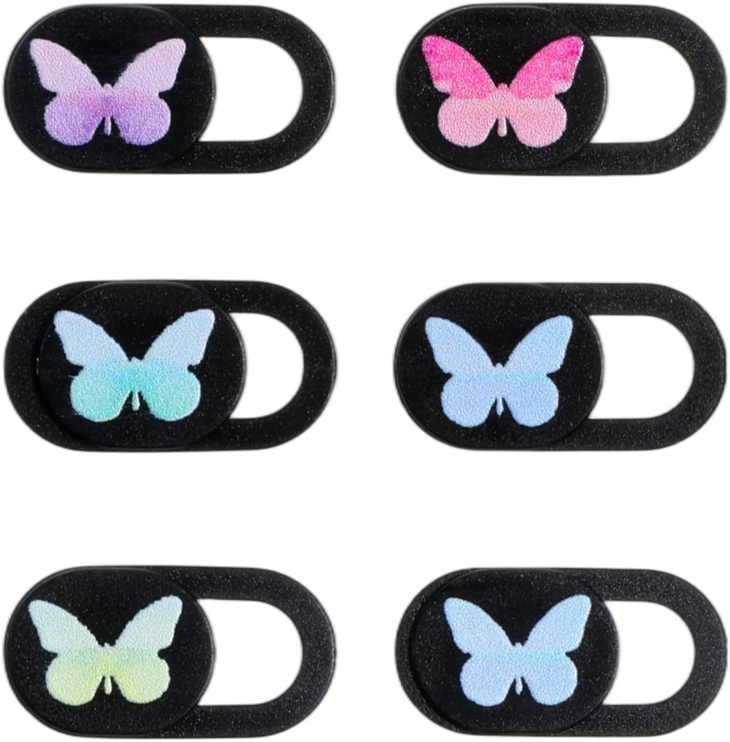 Azefnuhk 6 (0.71''x 0.35'') Pcs Laptop Camera Cover Slide, Webcam Cover Slide, Camera Privacy Cover for Laptop Desktop