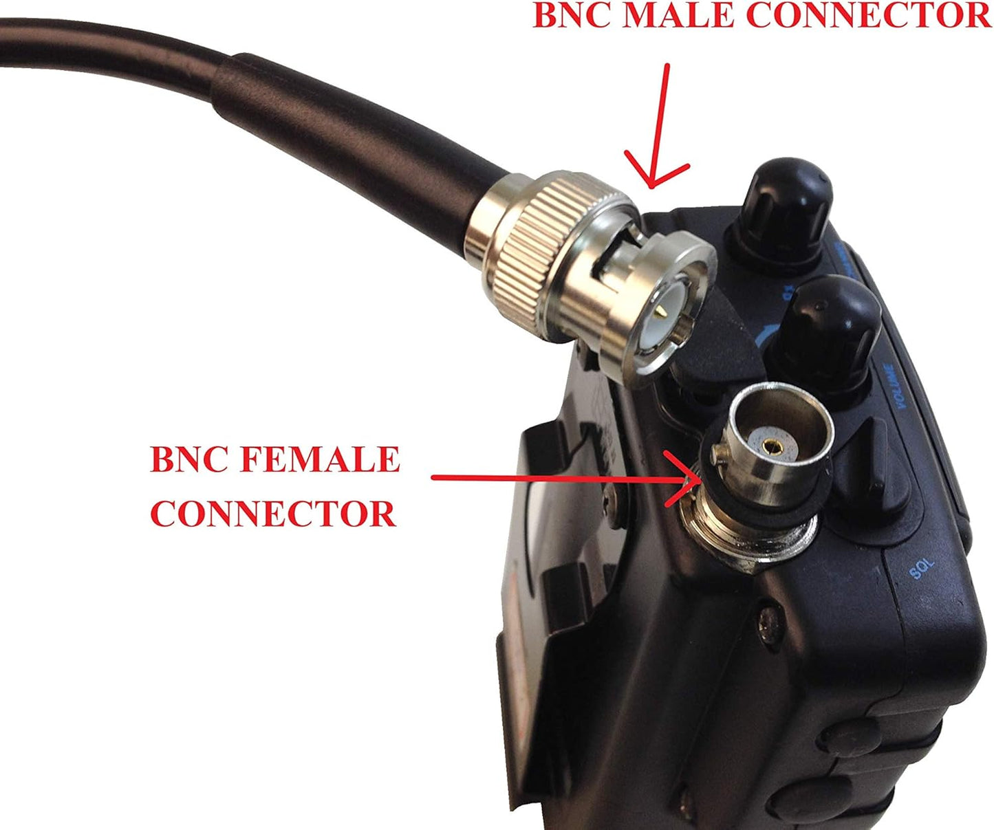 Anteenna TW-35B RG-58 Magnetic Antenna Mount with BNC Female Connector and Coax Cable for Handheld Ham Radio & Two-Way