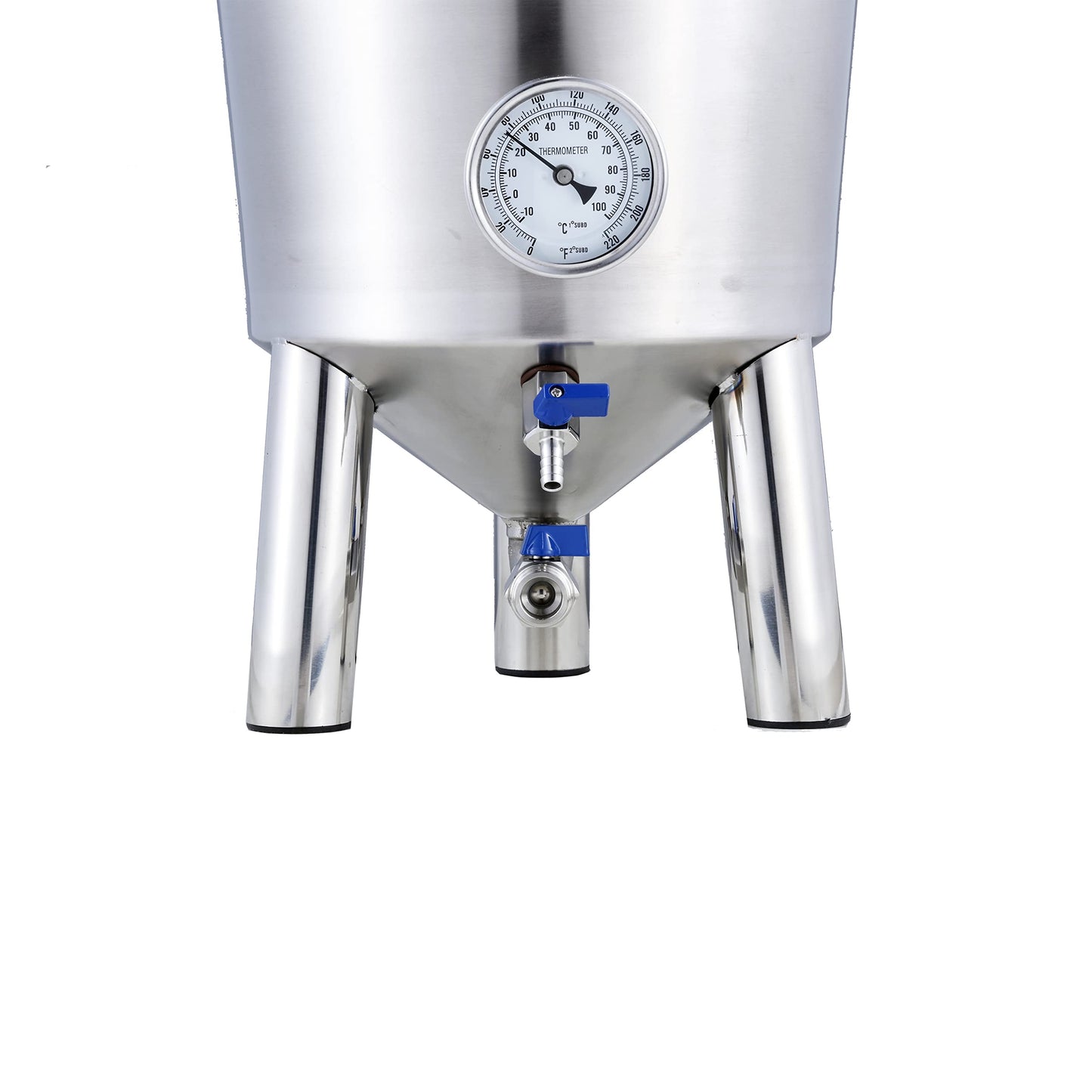 Fermentation tank with chiller for home brewing Stainless steel conical fermenter with cooling system Craft beer Brewery 17 gallon