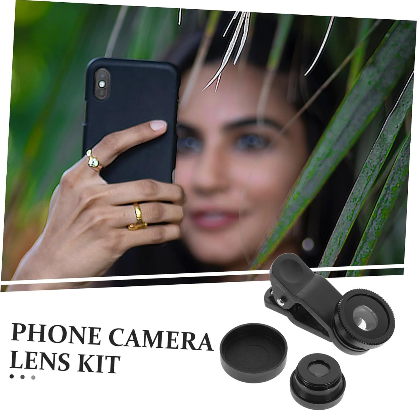 ARTIBETTER 1Set Phone Camera Lens Macro Wide Angle Fisheye Lens Kit for Mobile Phones Clip Design for Enhanced