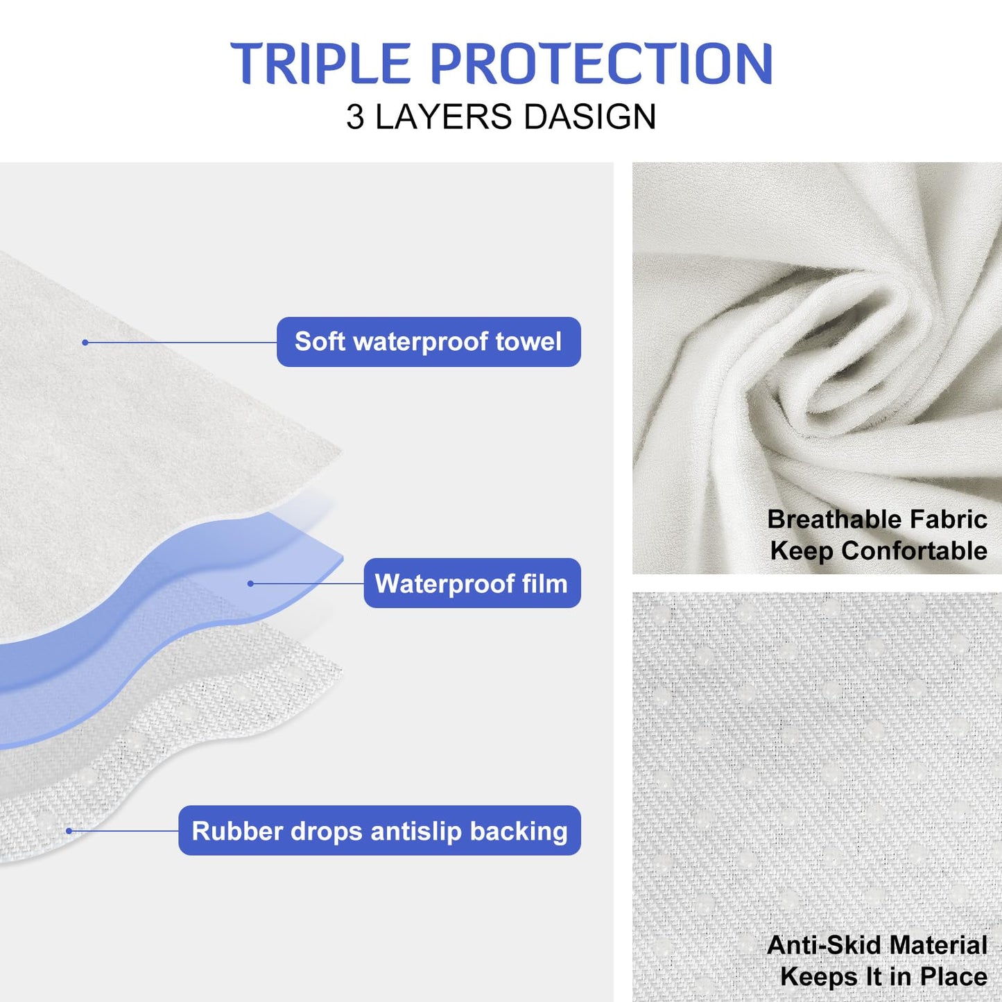 INFANZIA Waterproof Sweat Towel Seat Cover, Premium Car Seat Towel Protector for Trucks SUV Jeep, Universal Non-Slip Bucket Seat Covers for Post Gym Workout, Running, Swimming, Beach (White, 1Pcs)