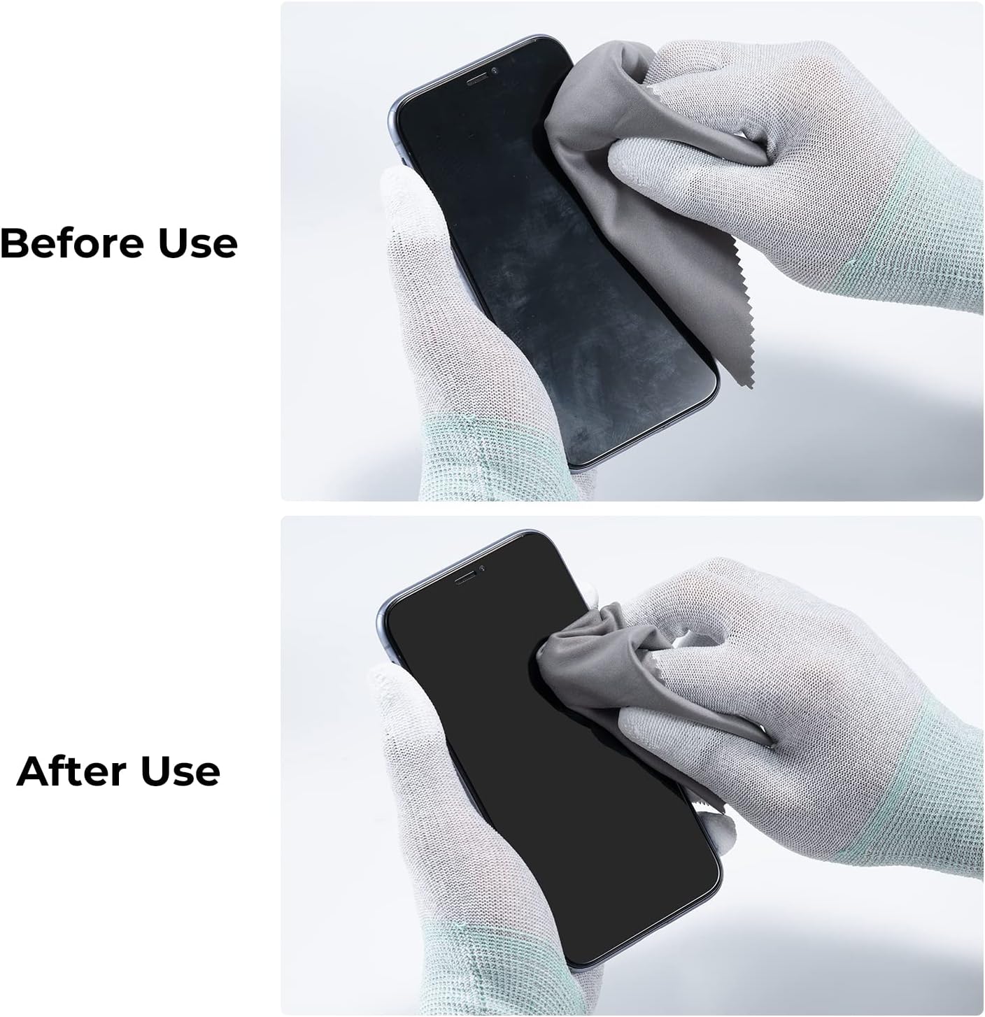 20 Pack Cloth15cm 18 cm, K&F CONCEPT Lens Cleaning x Washable Reusable Microfiber Cleaning Cloth for Cleaning All