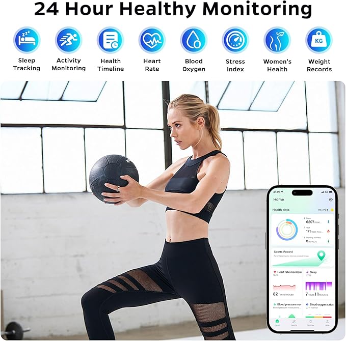 Ultra-Thin Smart Ring for Women Men,Sleep Tracker Ring with Heart Rate, Waterproof Fitness Ring for Activity Monitoring/Steps/Calories,No Subscription Fee,for iSO & Android (ROSEGlod,10#)