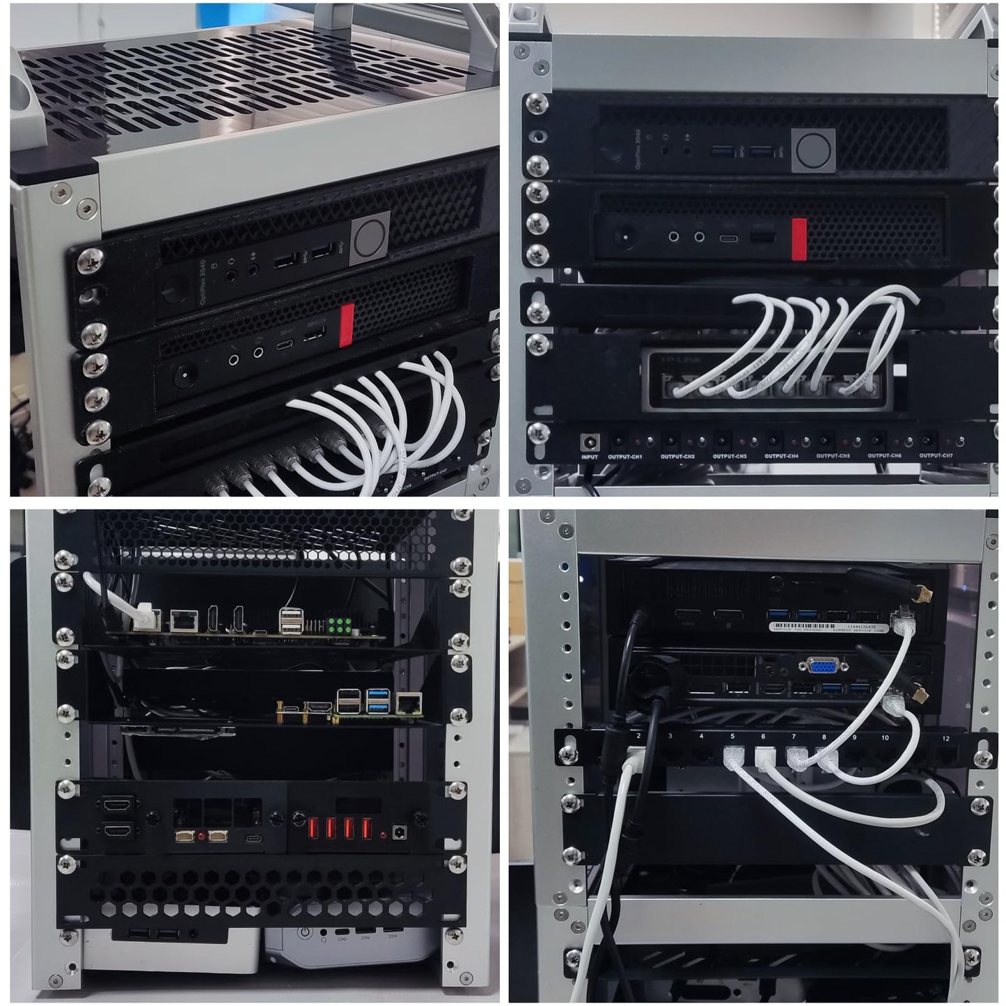 GeeekPi 12U Network Rack, 10 inch Mini Server Rack for Network, Servers, Audio, and Video Equipment, DeskPi RackMate T2 Rackmount, 10.23 inch Depth