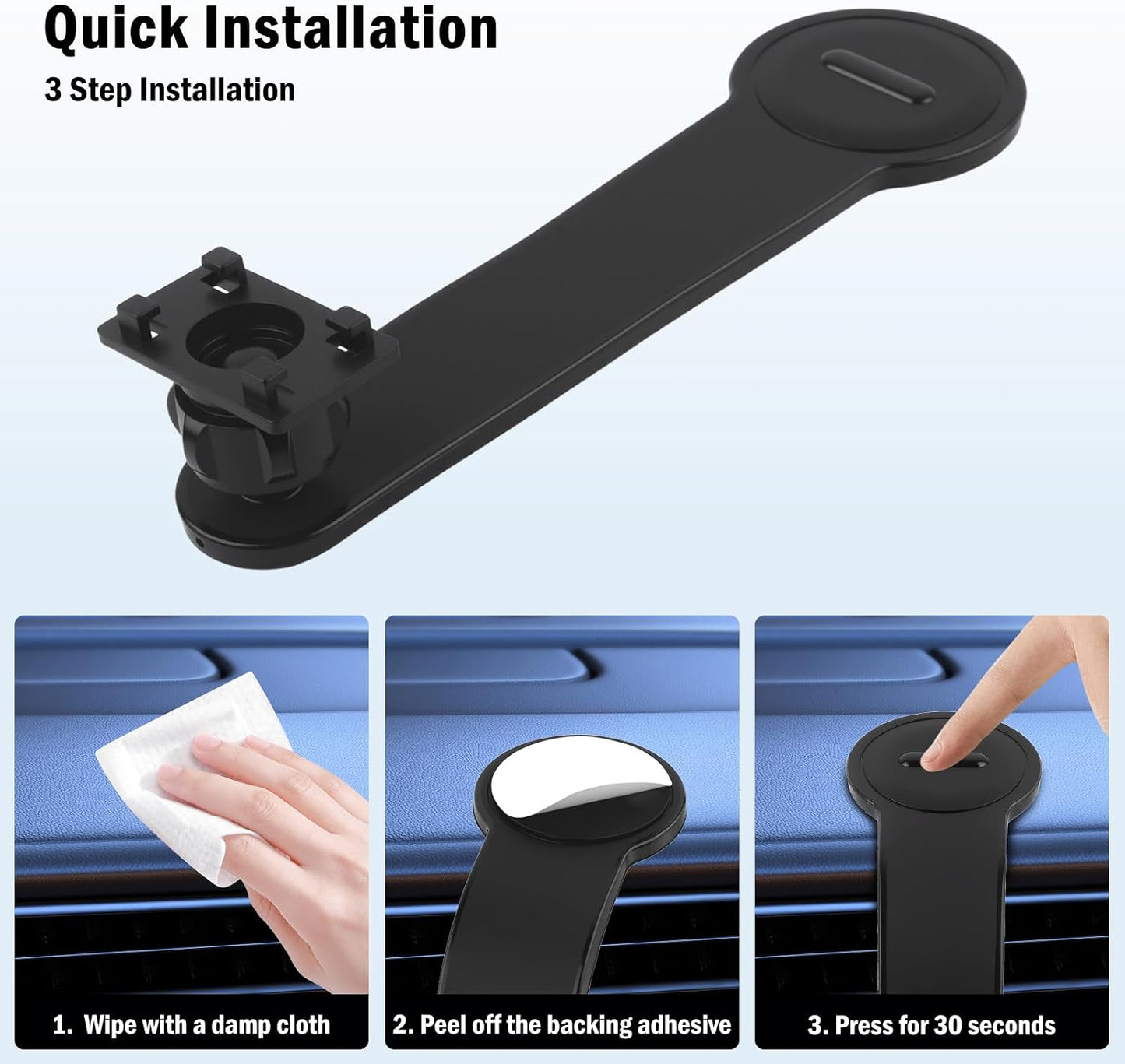 YGDMD 2026 360 New Backup Camera Monitor Mount,Car Backup Camera Mount with Swivel Ball Head & Bendable Arm,Strong
