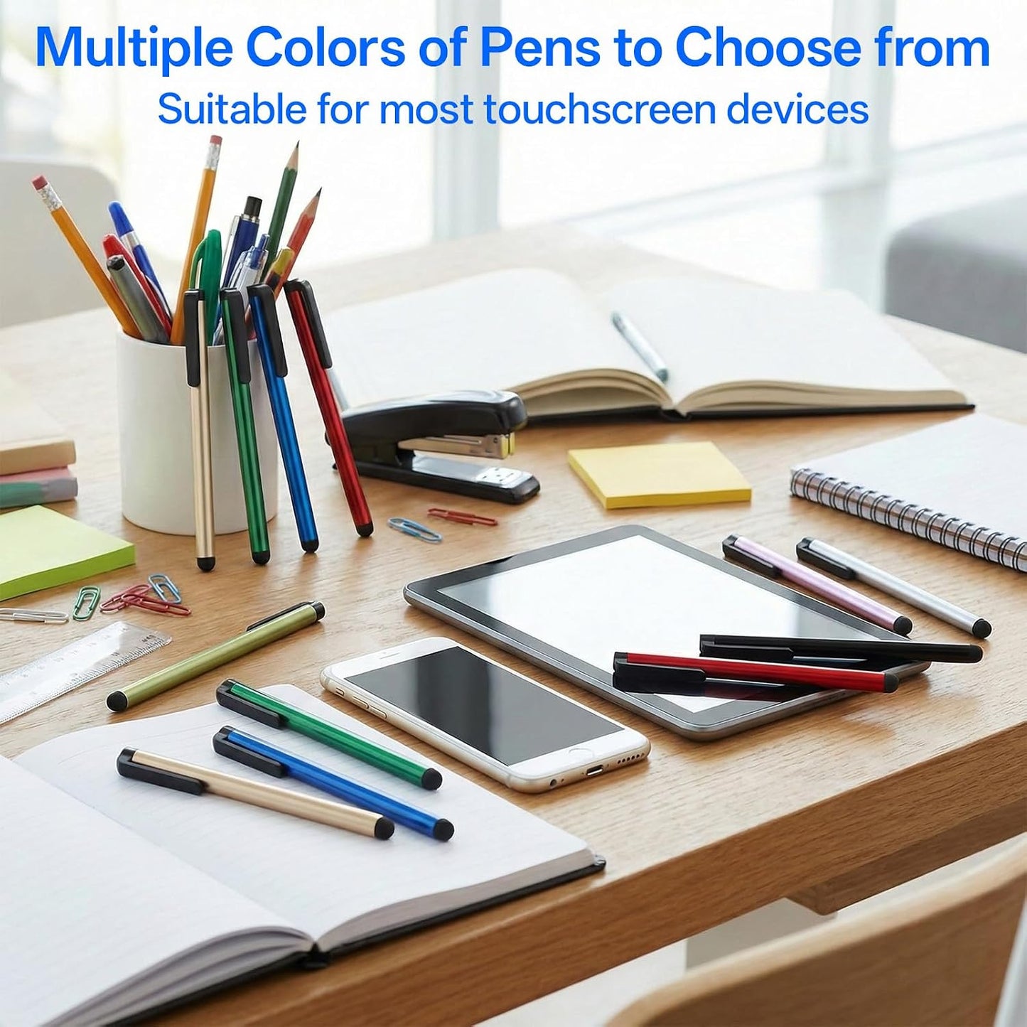 AOZUO 150 10 Pcs Stylus Pens for Touch Screens Universal Capacitive Stylus Digital Pen Compatible with Touch Screens