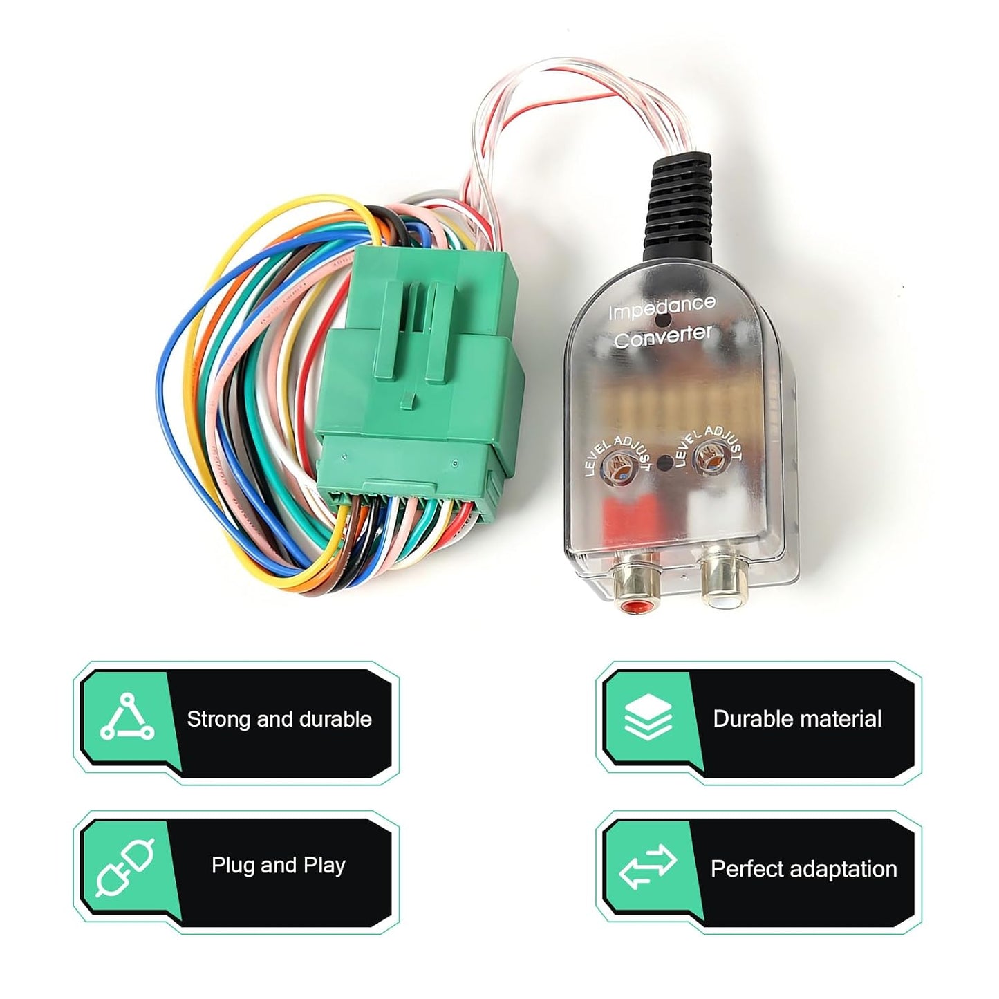 Culycey Add A Subwoofer Amplifier Wire Harness, Subwoofer Amplifier Adapter, Add an Amp Wiring Harness, Compatible