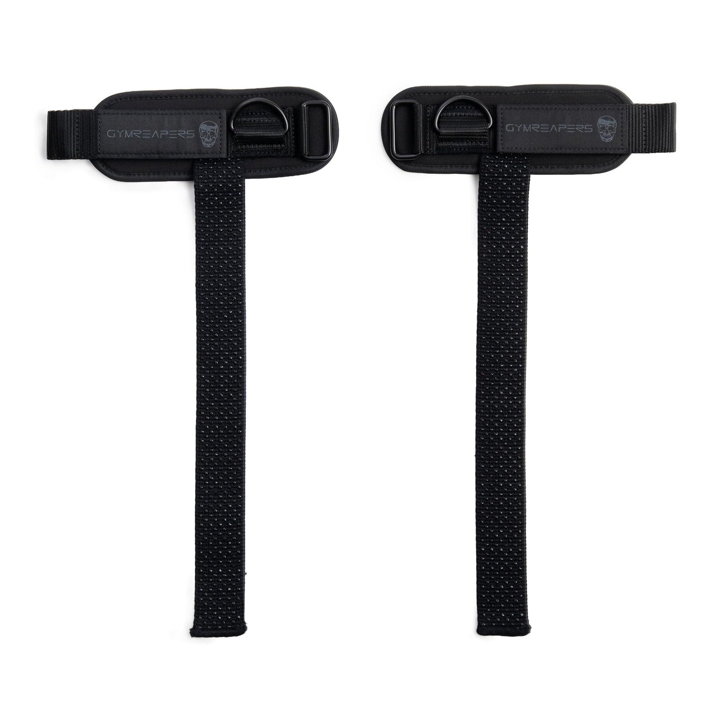 Gymreapers GripLink Lifting Straps, Black/Black