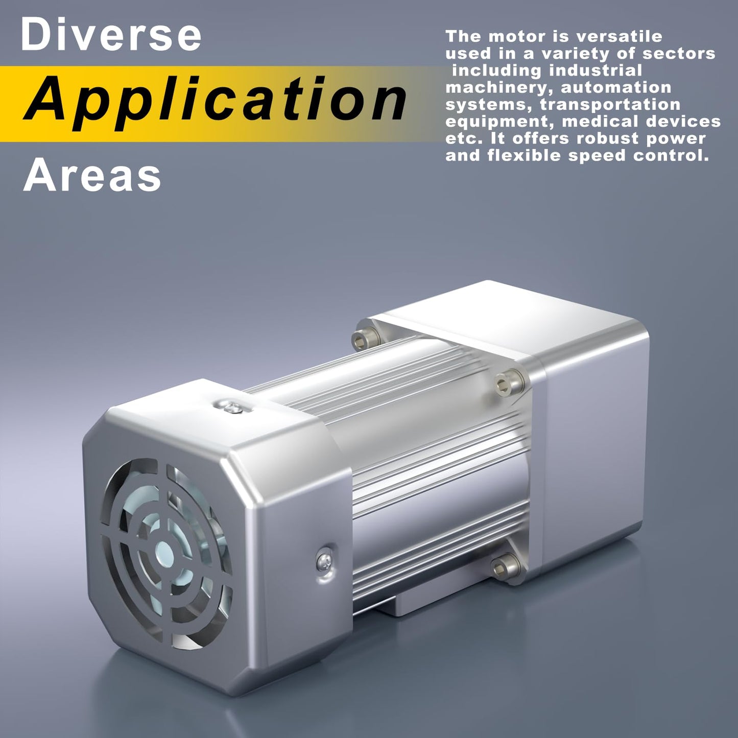 Bemonoc High Torque Electric AC Gear Motor Low Speed 15Rpm, Variable Speed Motor 110V 200W Output Shaft 18mm + Reversible Speed Governor for Metal Cutting Machine Tools