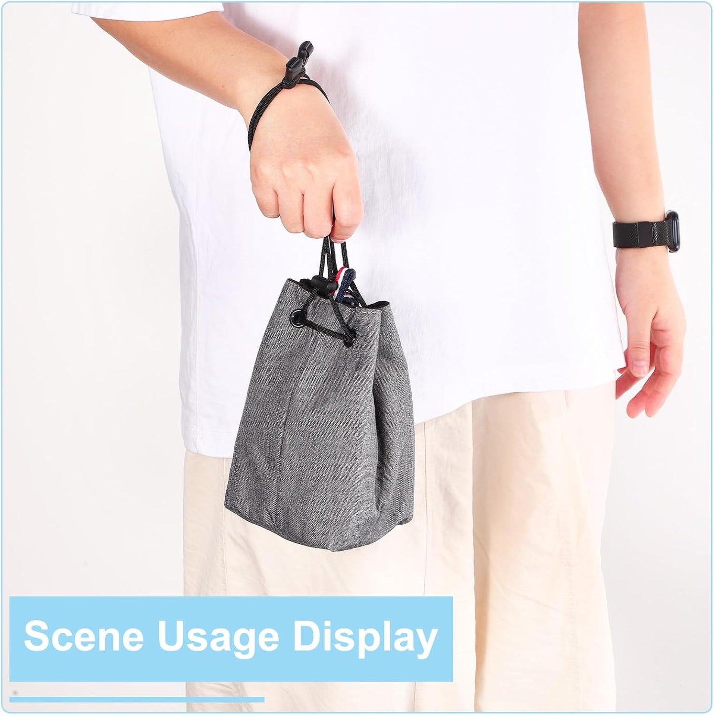 Waterproof Drawstring Camera Bag - Ideal for Lenses & Accessories