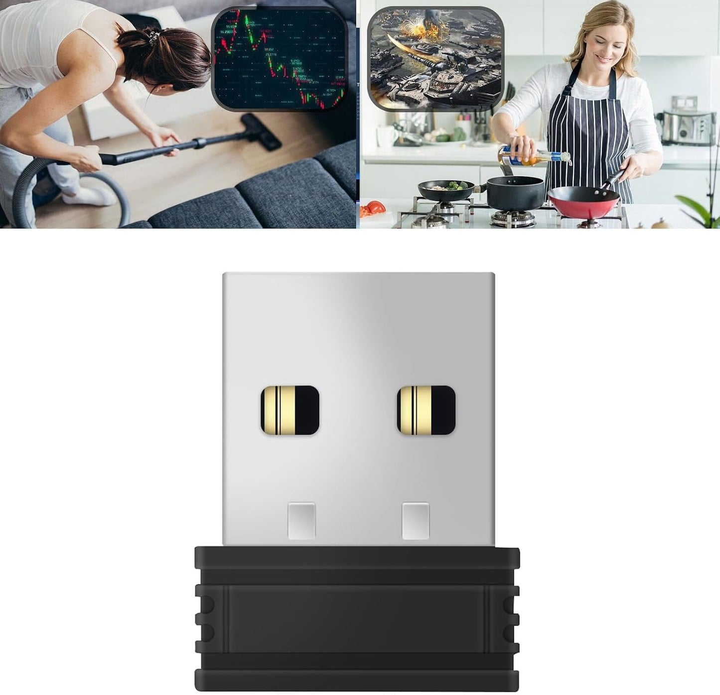 Mirweon Discreets USB Jigglers For Continuous PC Activity For Online Meetings And Courses Homes Assistant Tool