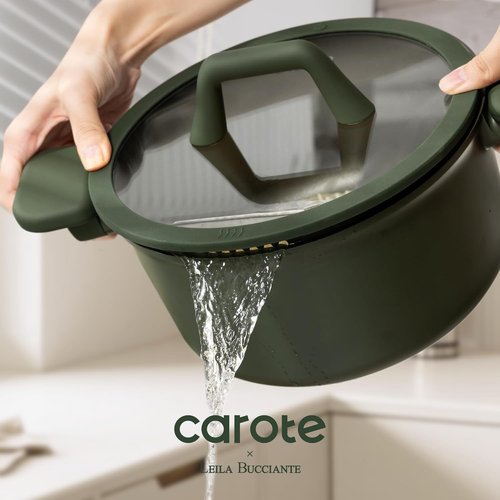 CAROTE 31PCS Nonstick Cookware Set - Induction Titanium & Non-Toxic Granite | PFOA Free