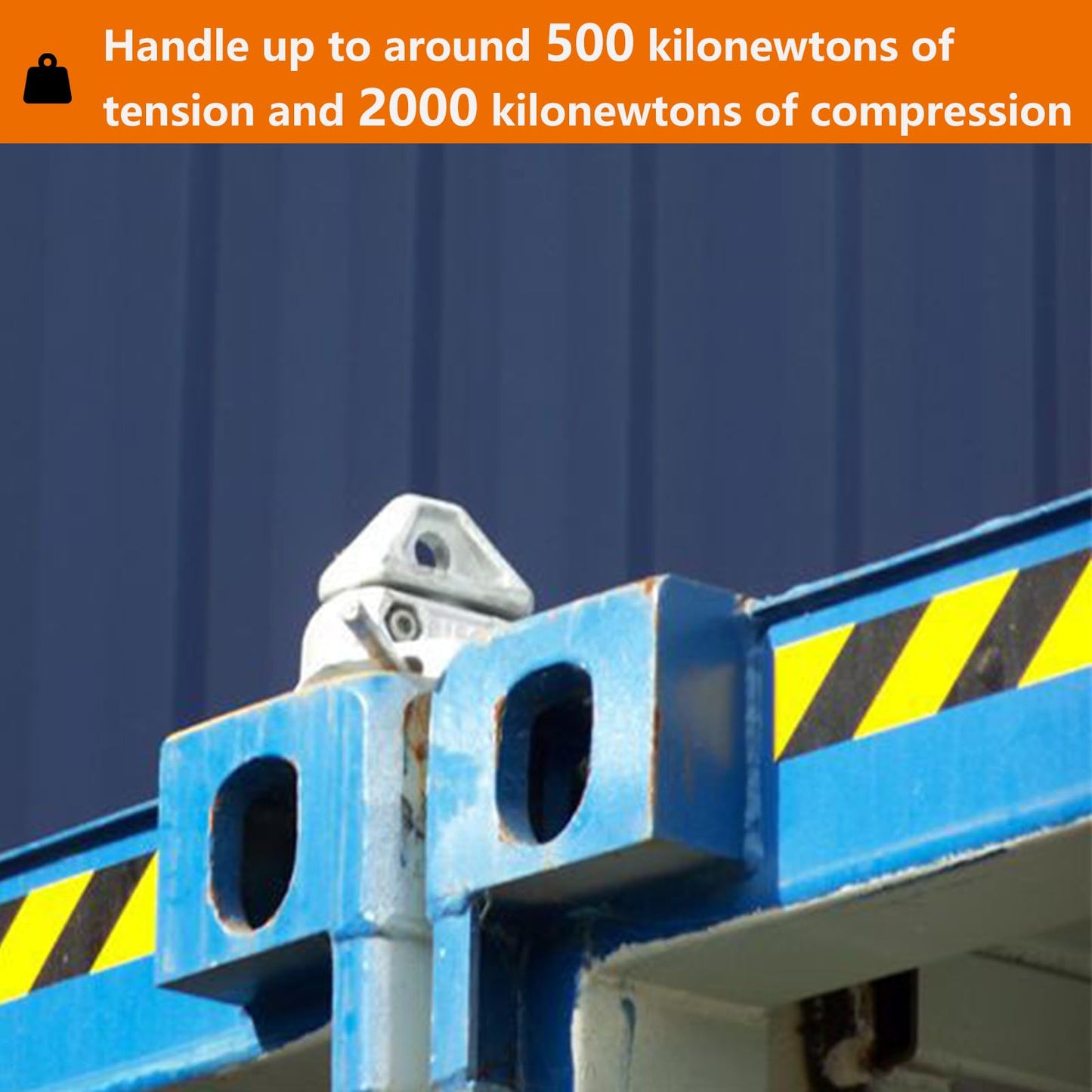 ZUVELLO Shipping Container Manual Locks Connection Fastening Intermediate for Sea Harbor Freighter and Rail Standard Container, No Lever Required, 6 Pack
