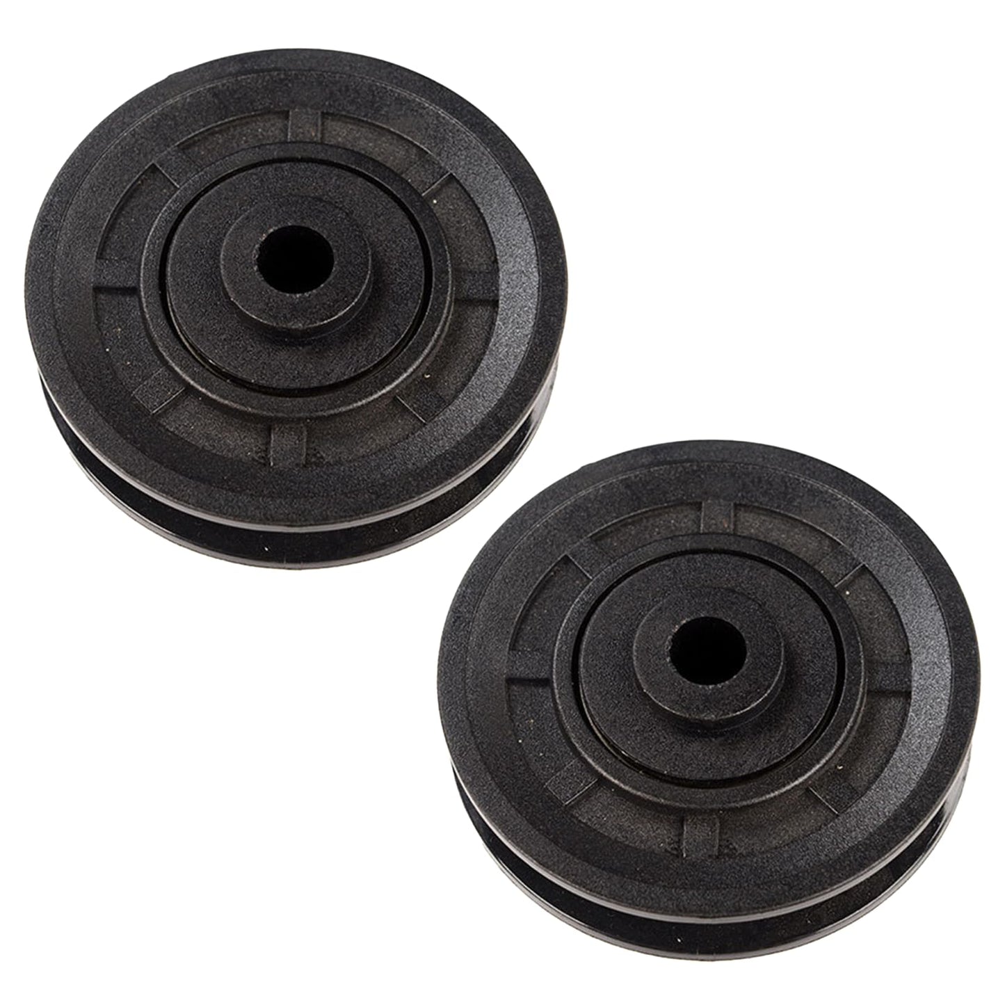 2PCS Pulley Wheel for Gym Equipment，Universal Nylon Bearing Pulley Wheel Replace，Pulley System Gym Workout，Pulley System Gym Workout，Wearproof Abration Bearing Pulley，Gym Equipment Part Cable Machine