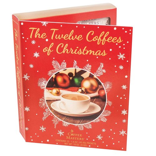 Coffee Masters - The Twelve Sips of Christmas Coffee Variety Pack | 12 Count Gift Set