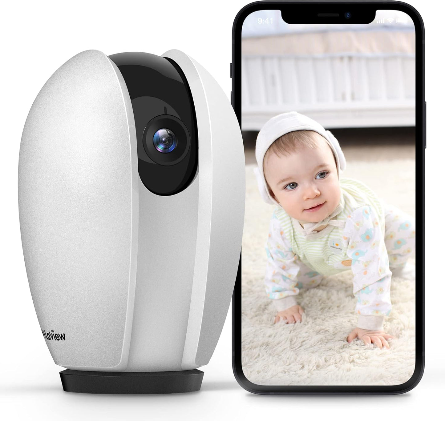 LaView 2k 4MP Security Cameras with Color Night Vision, Cameras for Home Security with Motion Detection, Two-Way Audio