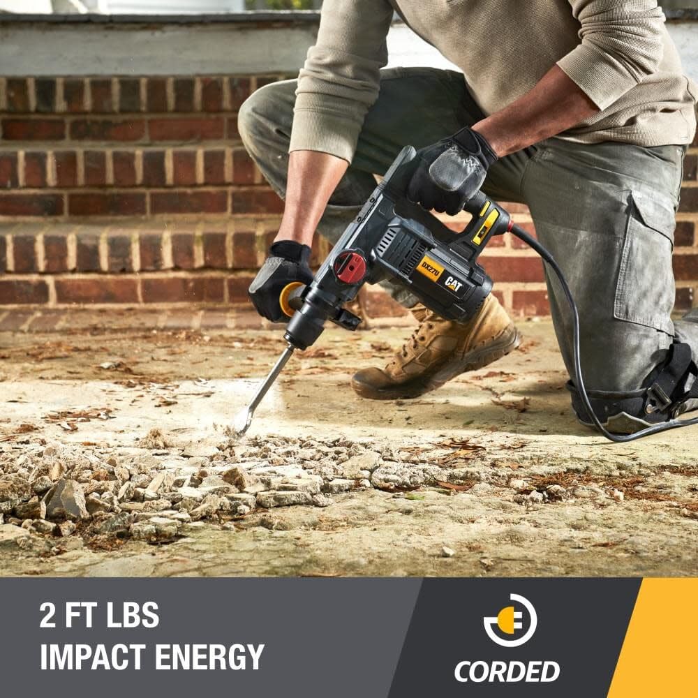 Caterpillar Cat® 1-1/4” SDS-Plus Rotary Hammer Drill 12.5-AMP - DX27U