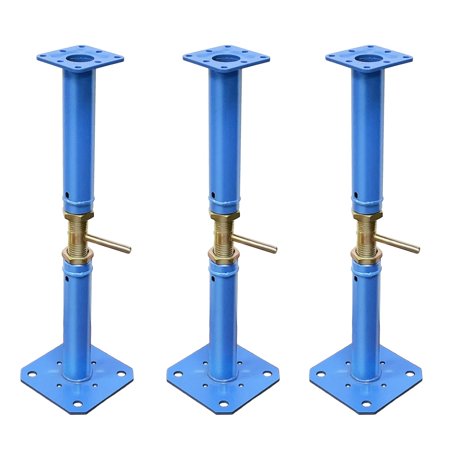 Jack Posts Crawlspace for Leveling Permanent - Carbon Steel Screw Jack for Foundation, 16.5-30in M27 Thread Adjustable Jack, 10000lb Load Capacity for Attic & Roof Beam, Crawl Space Support Post