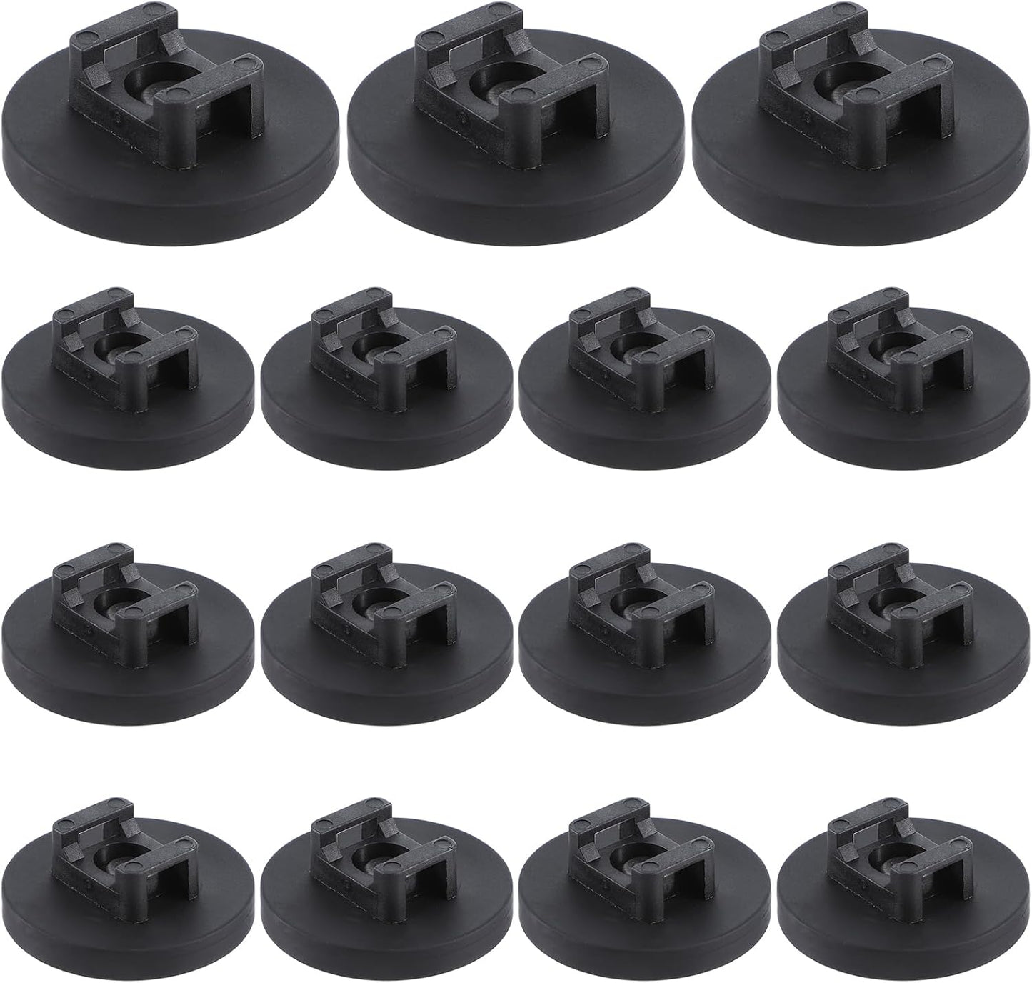 15 Pcs Magnetic Zip Tie Mount Base Black Magnetic Cable Clips Wire Holder Multipurpose Cable Ties Mount Wire Clips