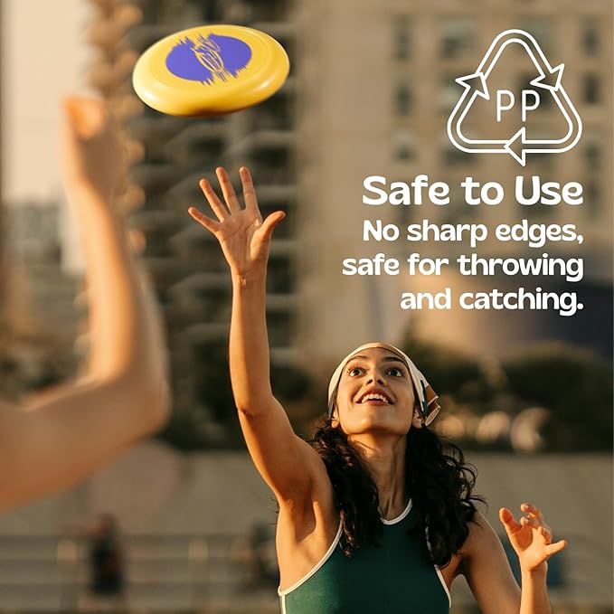 Wham-O Frisbee Cool Flyer Flying Disc, 9.95 Inch Sports Disc Lightweight Durable for Outdoor Beach Park Backyard Game - 130g