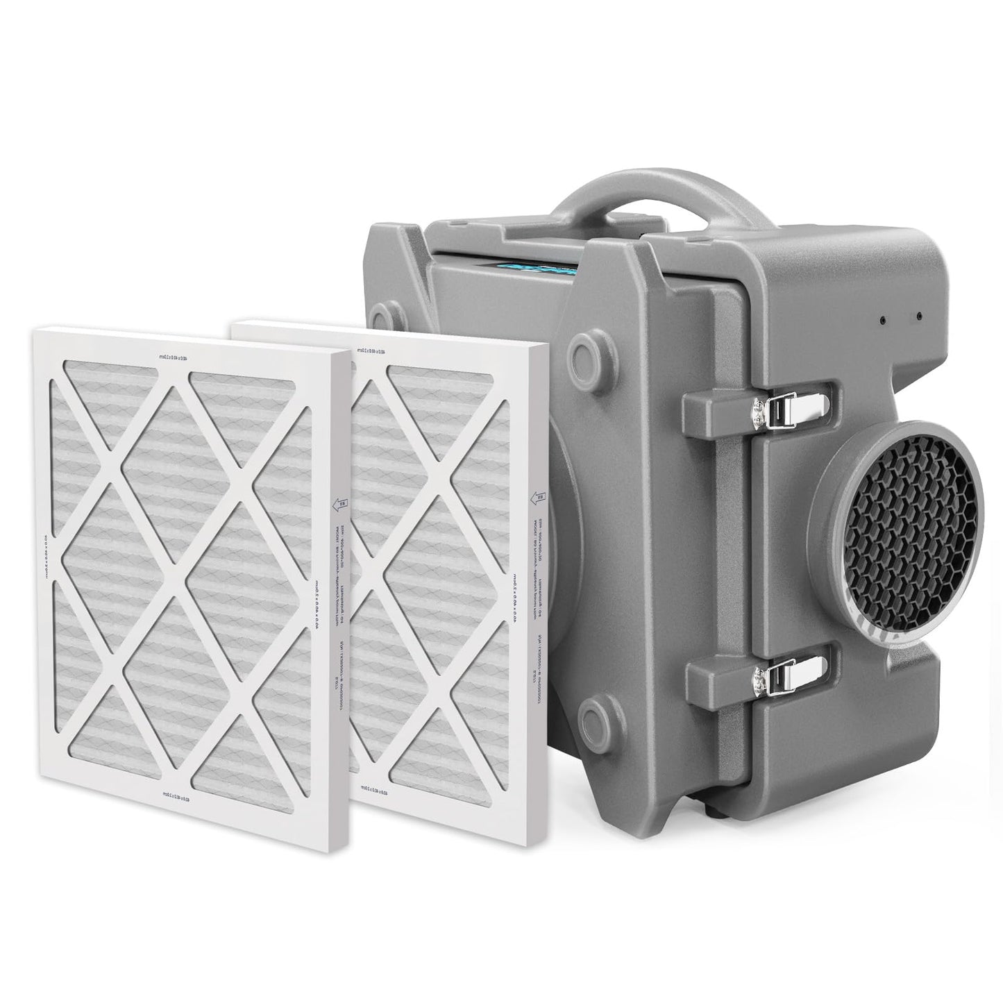 CADPXS Shield-550 Air Scrubber Grey and 2 Pack MERV-10 Filters Bundle