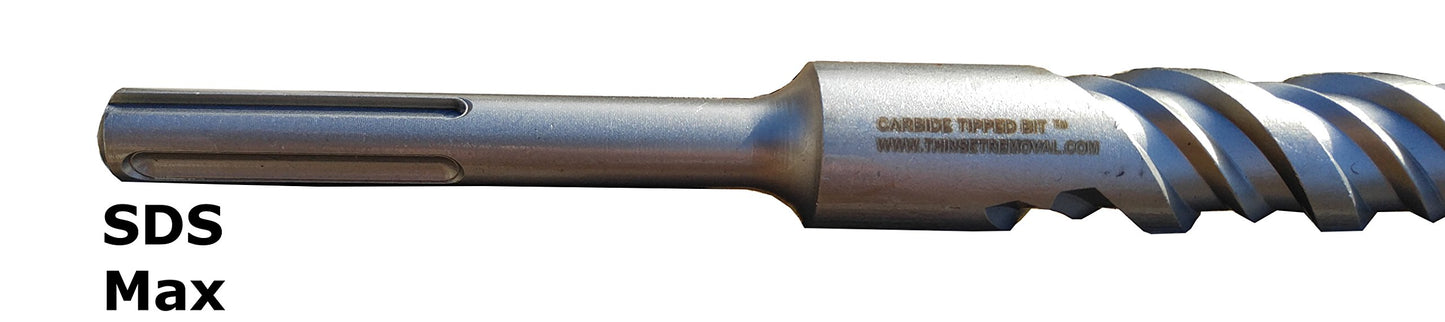 7 Piece Carbide Tipped Masonry Drill Bit Set, SDS Max!!!