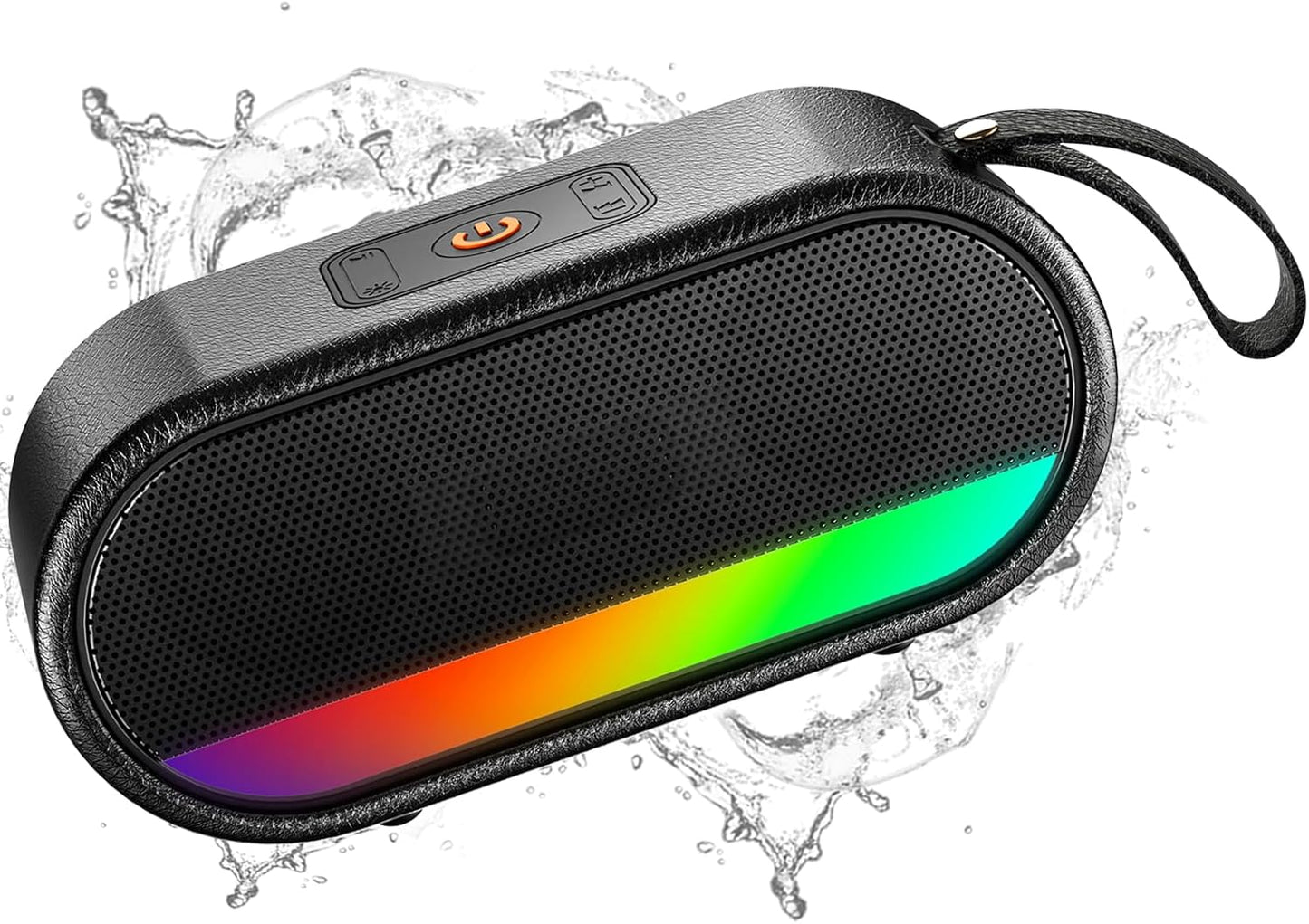 Dyurwa 24W 5.3, 10H IPX6 Bluetooth Speaker with Dual Speaker, HD Loud Sound, Portable Outdoor Wireless Punchy Bass