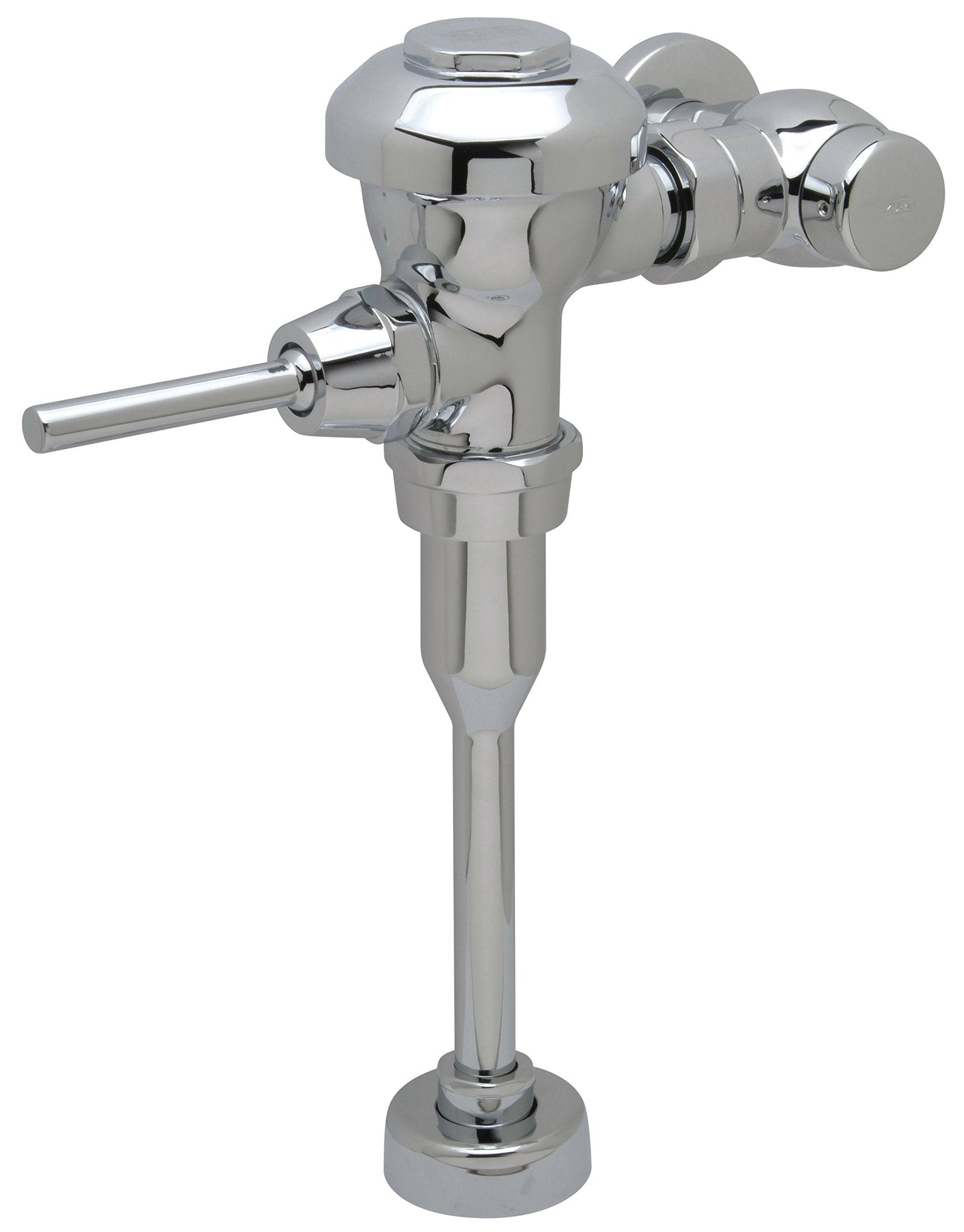 Zurn ZERK-CPM AquaSense E-Z Flush Retrofit Kit with Metal Cover, Chrome & Z6003-YB-YC Aquaflush Exposed Manual Diaphragm Flush Valve with 3.5 GPF, Sweat Solder Kit, and Cast Wall Flange in Chrome