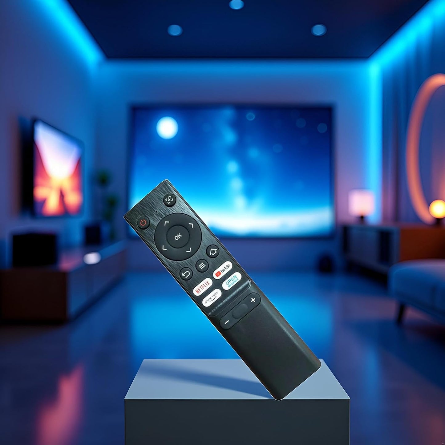 ZECARFA D1 D001 Remote Control for Aurzen EAZZE Mini Smart Portable Movie Projector, Compatible Replacement Controller