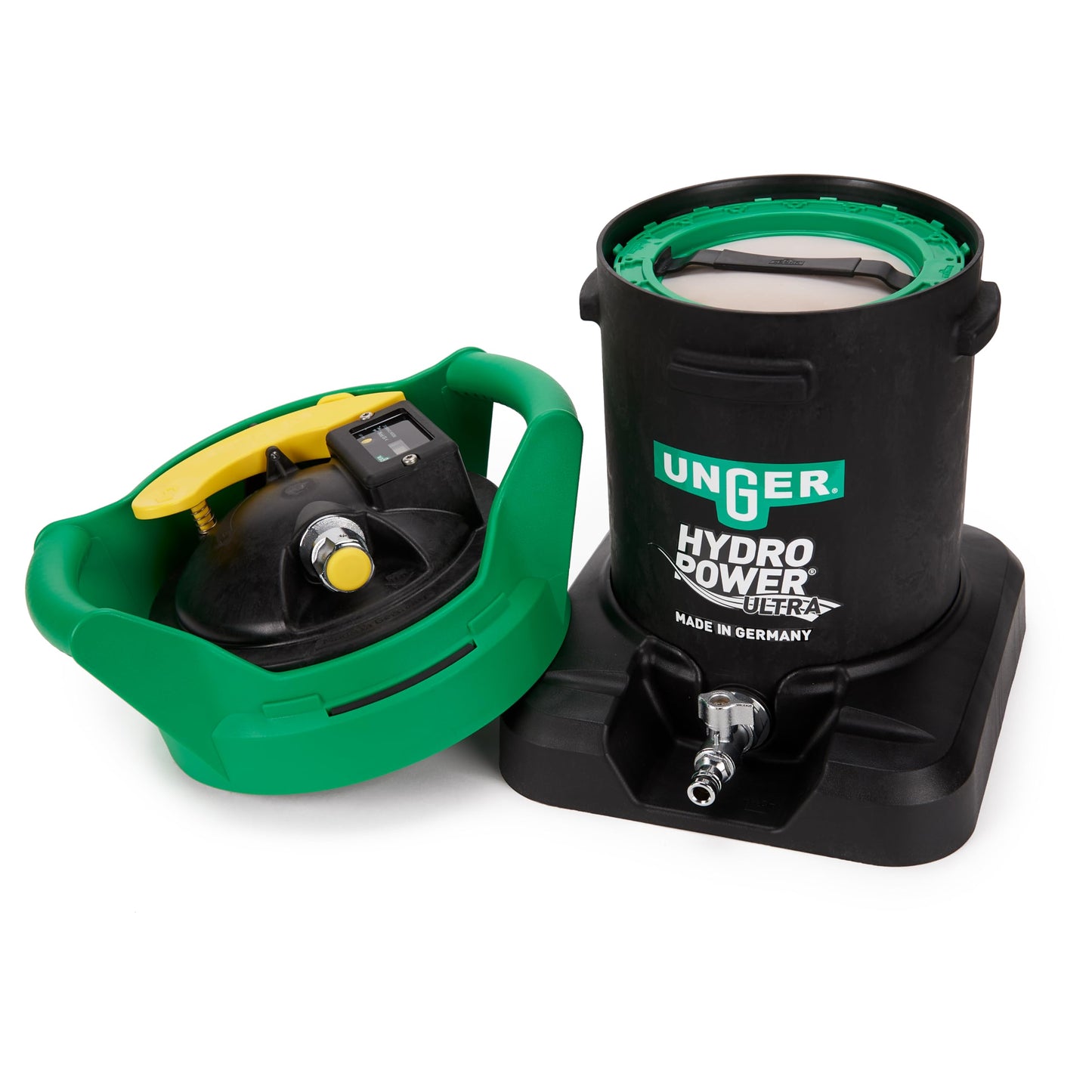 Unger Commercial HydroPower Ultra DI Tank - Pure Water for Professional Window Cleaners - Includes Deionization Resin, Small - UHP01