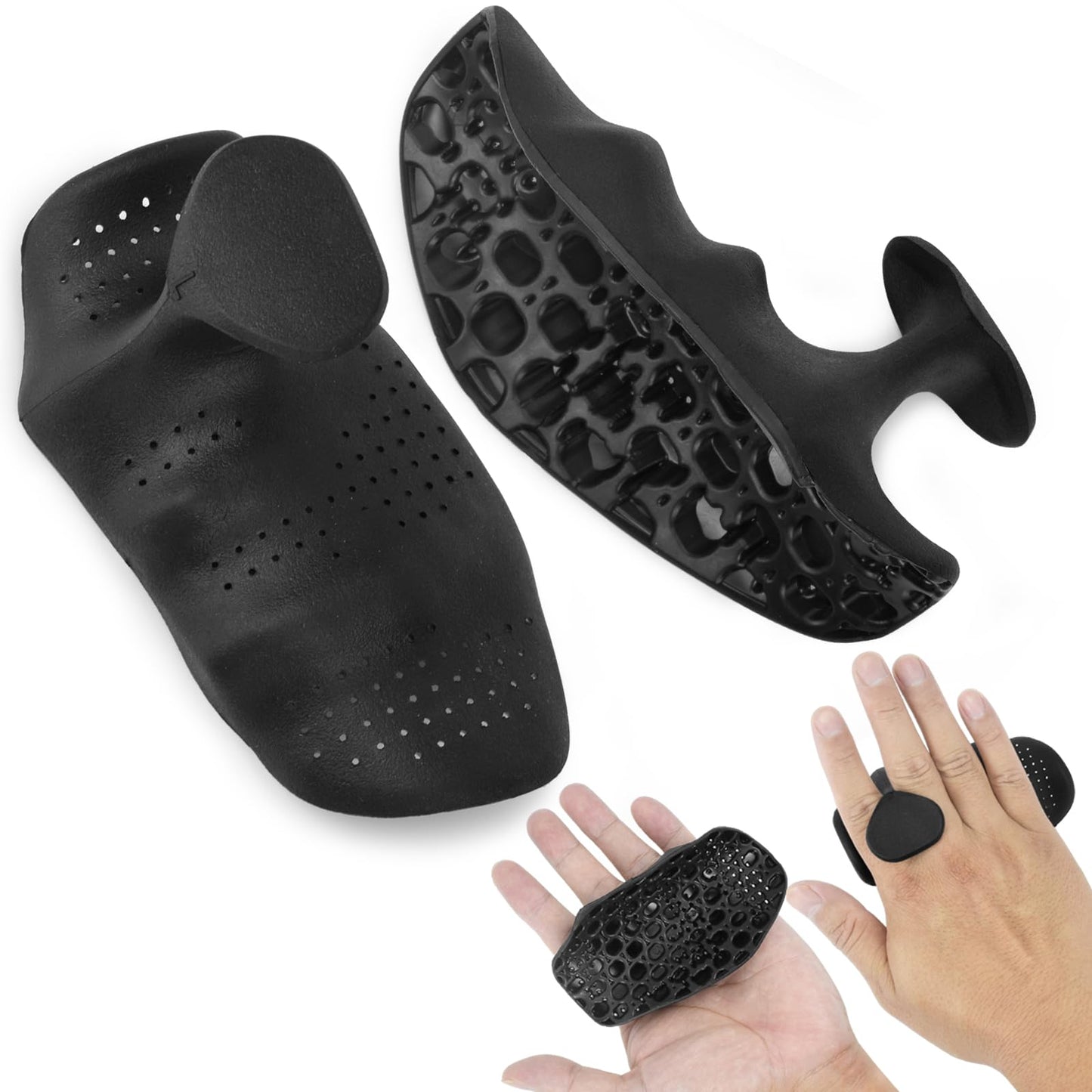 Biondolia Original Anti-Slip Workout Grips for Weight Lifting with Breathing Hole, Ergonomics Weight Grips for Women Hand Callus Protector Gym Gloves, Soft Rubber Gym Grips for Men Bodybuilding