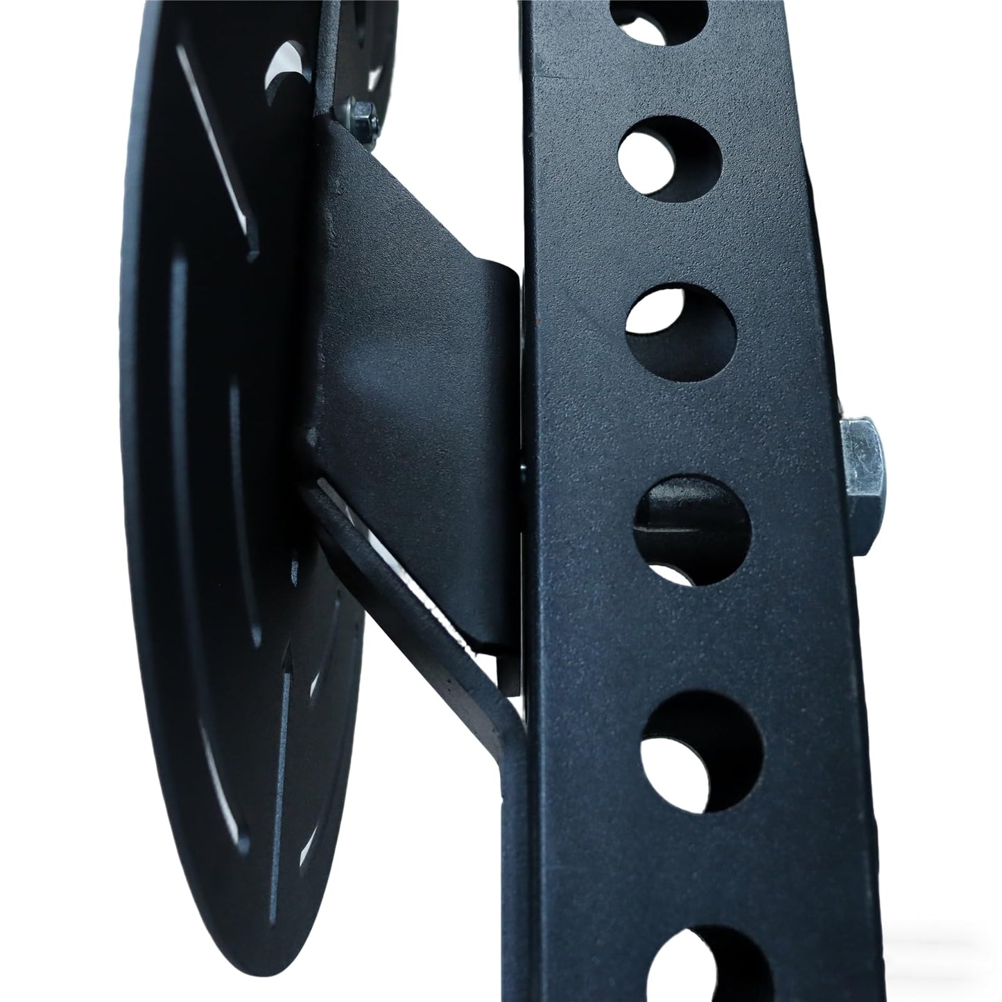 Metal Double Wall Ball Target with Extension Medicine Ball Target Rack Mounted Power Cage Attachments for Strength Endurance Arm Triceps Biceps Workouts