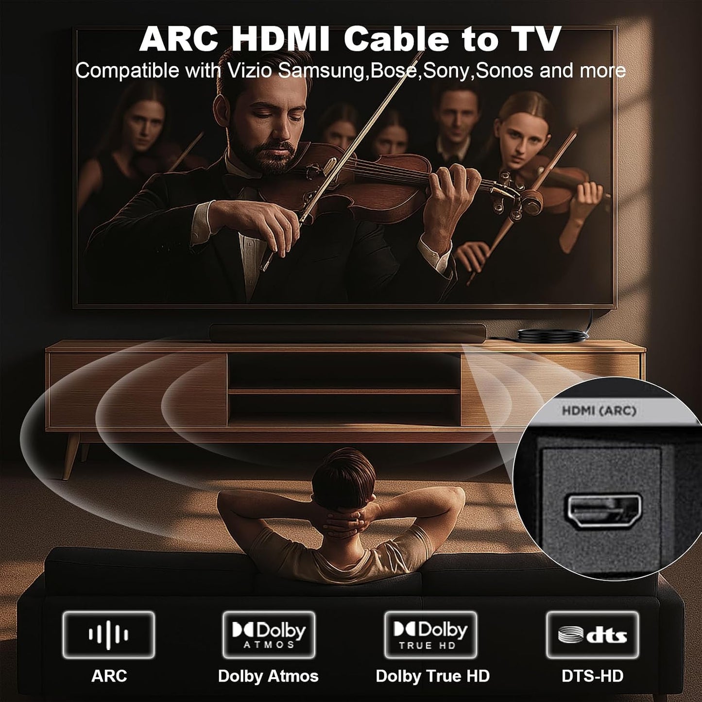 10 5-Pack, 4K 10FT, 2.0 4K@60Hz, 2K@165/144/120Hz,1080P, 3D, 2.2, CL3 FT HDMI Cable High Speed HDMI Cord HDMI to HDMI