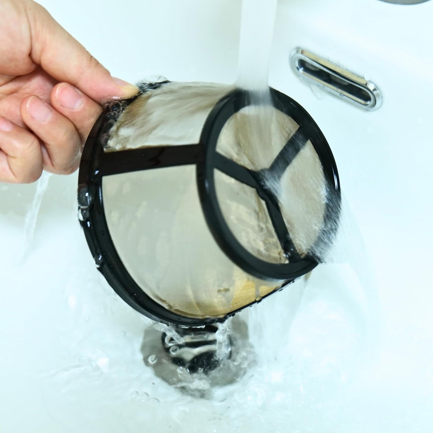 Reusable Coffee Filter - BPA Free & Eco-Friendly | Fits Mr. Coffee, Black+Decker & Most 8-12 Cup Drip Makers (1-Pack)