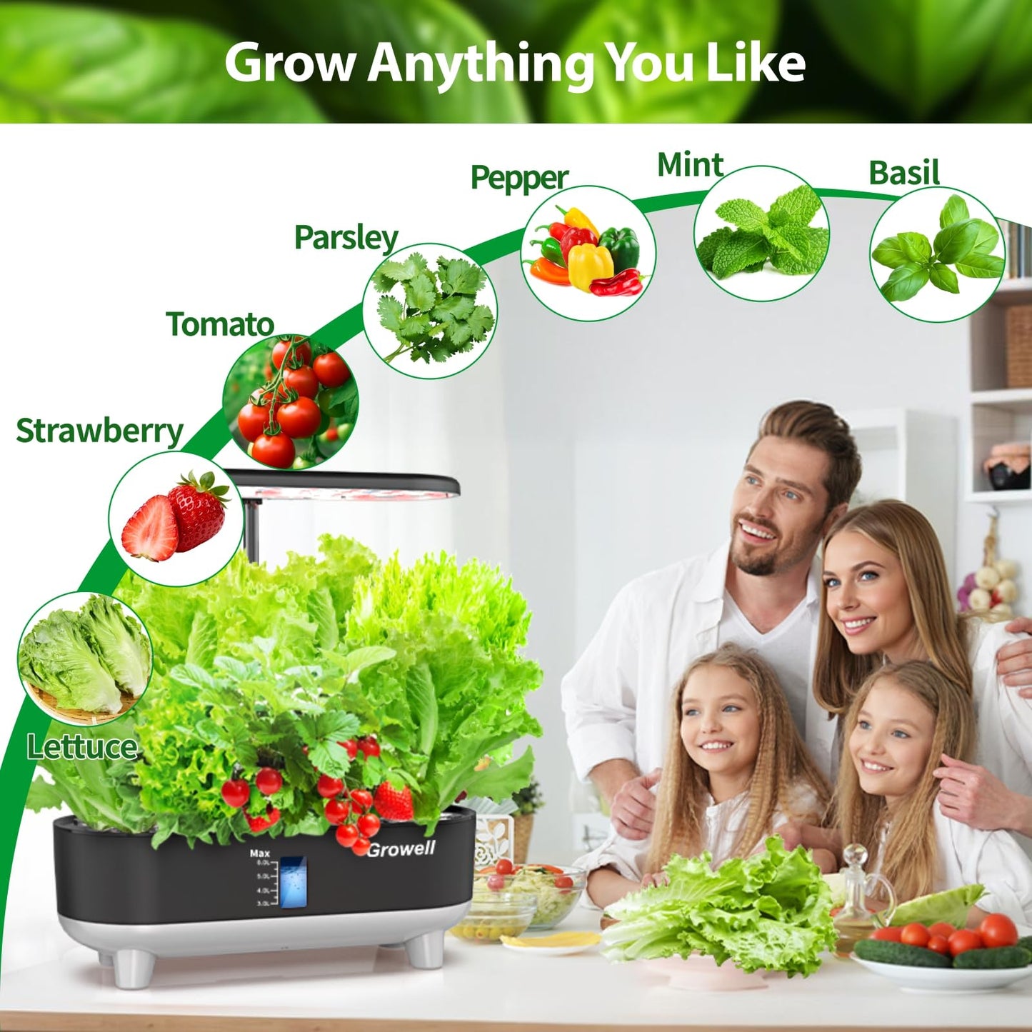 90 Pods Hydroponics Growing System Kit & 120 Pcs Hydroponic Pods Kit